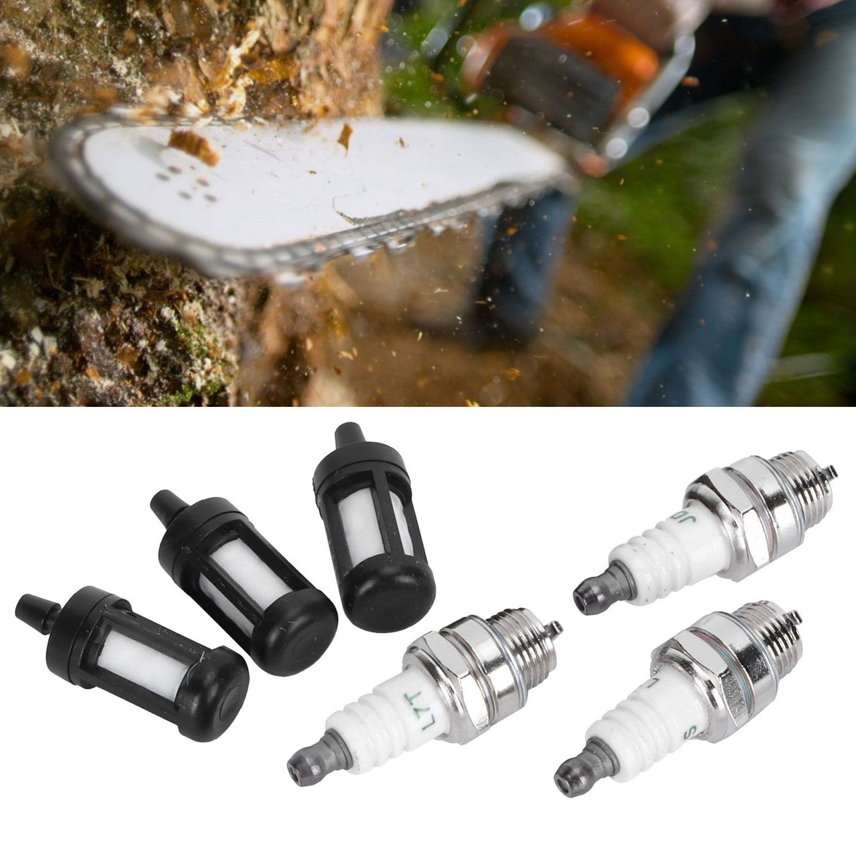 Air Filter Fuel Filter Sparking Plug Set Fit for Stihl MS180 MS170 018 017 MS 180 170