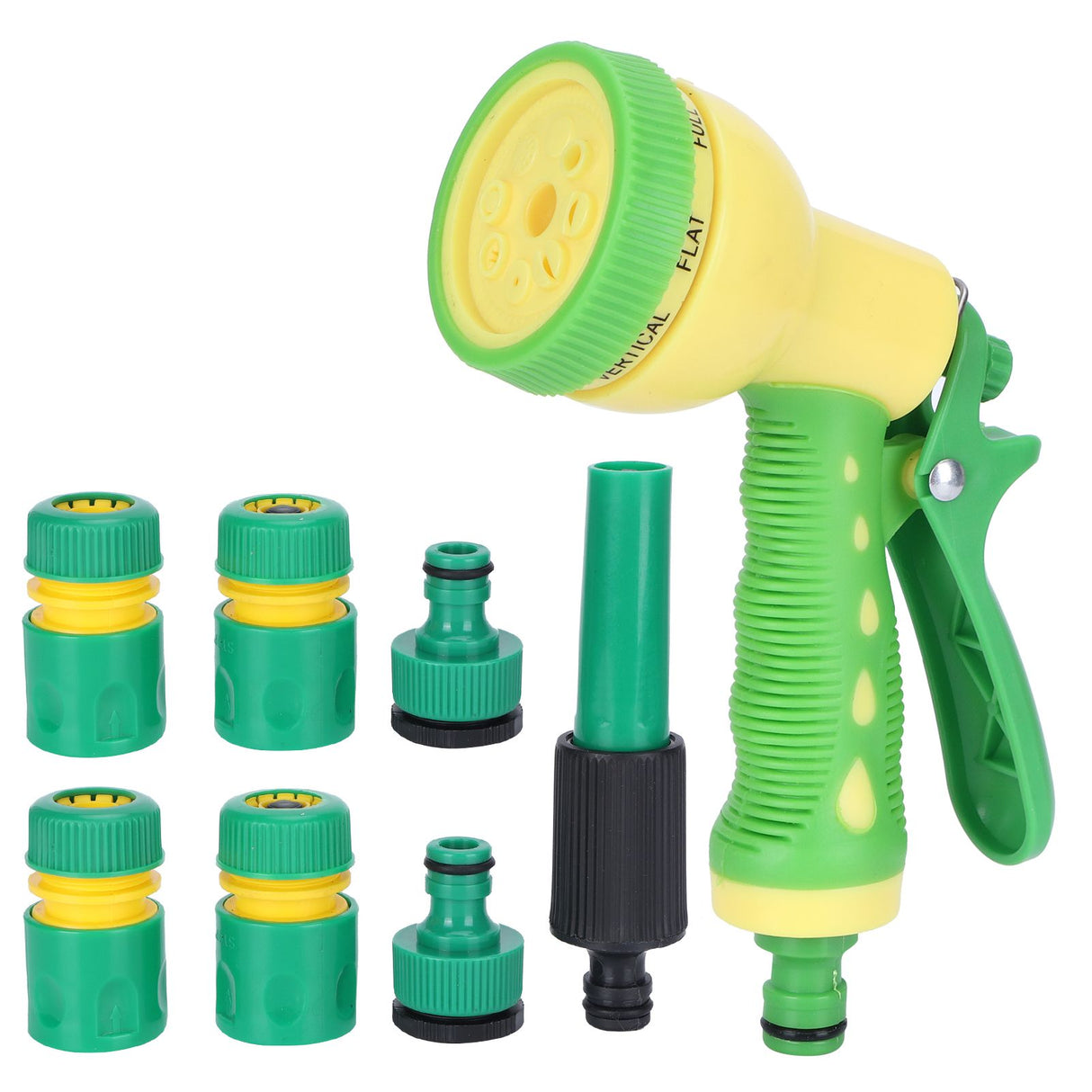 Garden Water Sprayer Set with 8 Spraying Modes High Pressure Sprinkler for Watering Car Washing