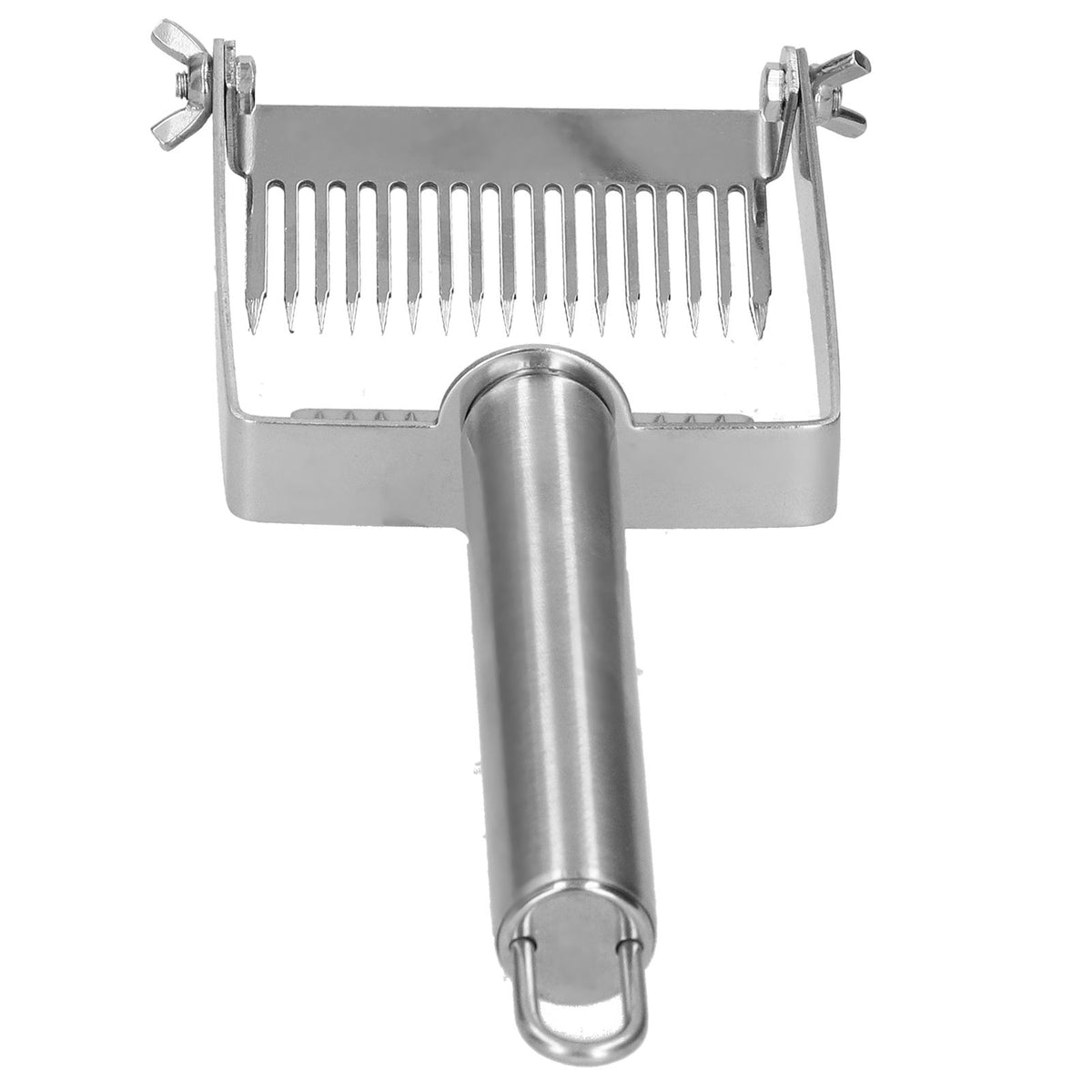 17 Tines Adjustable Honey Uncapping Fork Scraper Beehive Shovel Hand Tool Beekeeping Tool