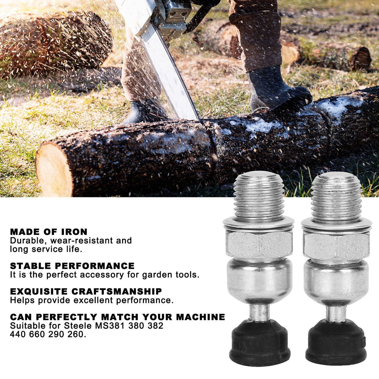 2Pcs Cylinder Decompression Valve Chainsaw Accessories Fit for STIHL MS381 380 382 440 660 290 260