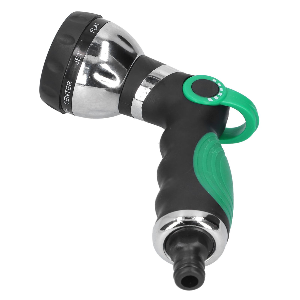 Garden Hose Spray Nozzle AntiSlip 8 Adjustable Patterns Water Sprayer Quick Connector Set(G3/4 )