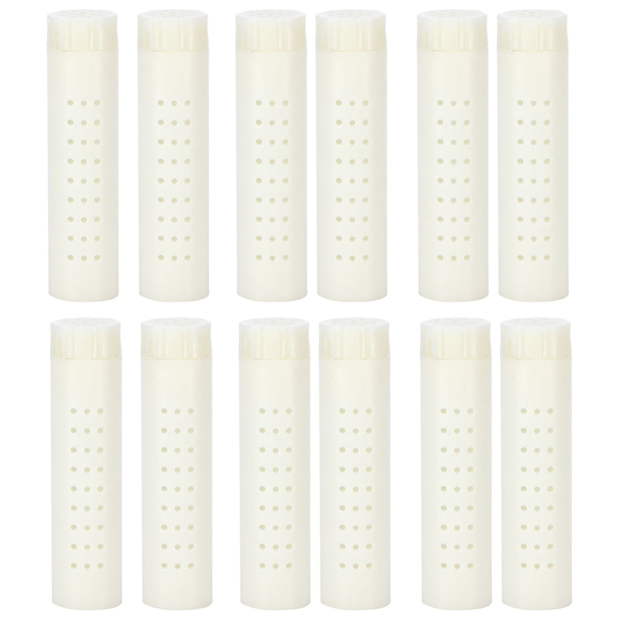 12PCS Queen Bee Cages Plastic Protective Cover Rearing Cup Beekeeper Beekeeping Supplies