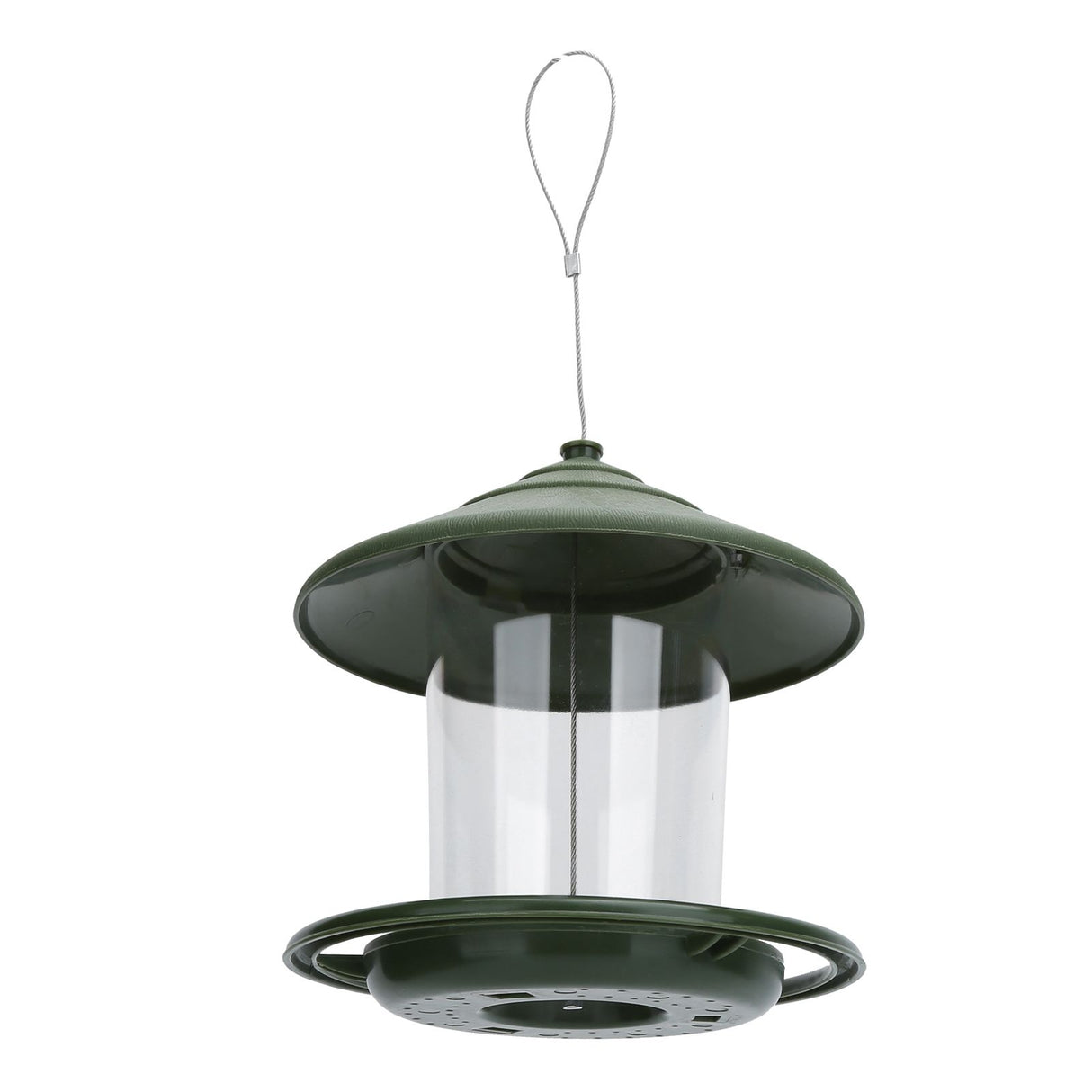 Outdoor Hanging Bird Feeder Plastic Food Container Birds Feeding Tools for Garden Yard