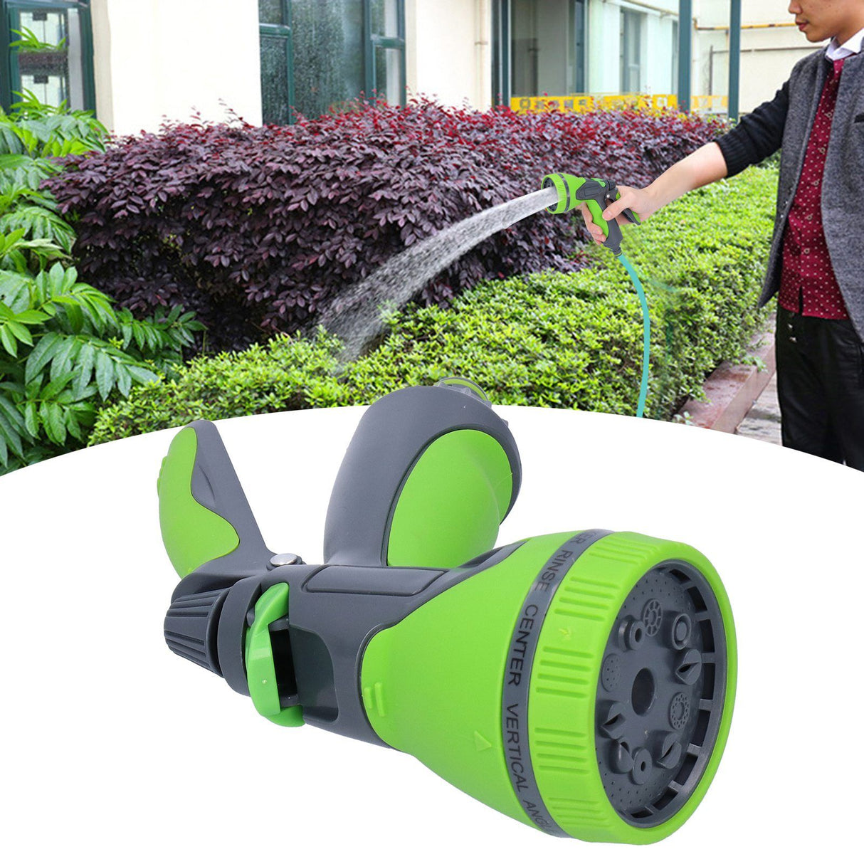 Garden Hose Nozzle with 10 Spray Effect HighPressure Sprayer Nozzle for Irrigation Car Washing