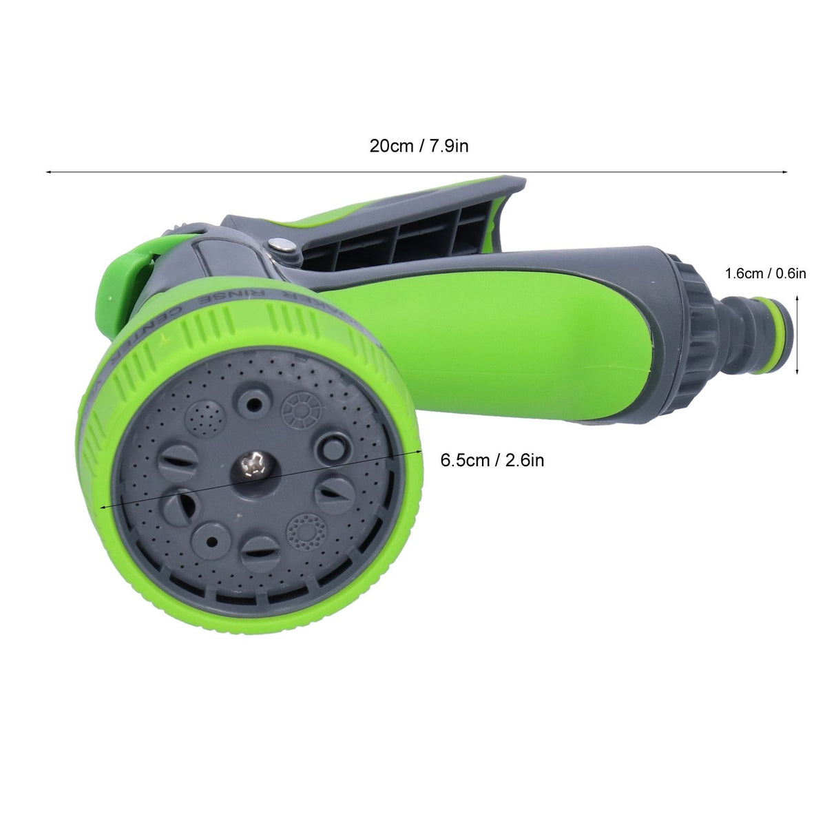 Garden Hose Nozzle with 10 Spray Effect HighPressure Sprayer Nozzle for Irrigation Car Washing