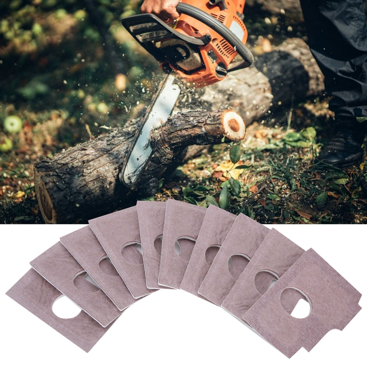 10Pcs Air Filter Cotton Air Filter Replacement Chainsaw Accessories Fit for Stihl 018 MS180 10