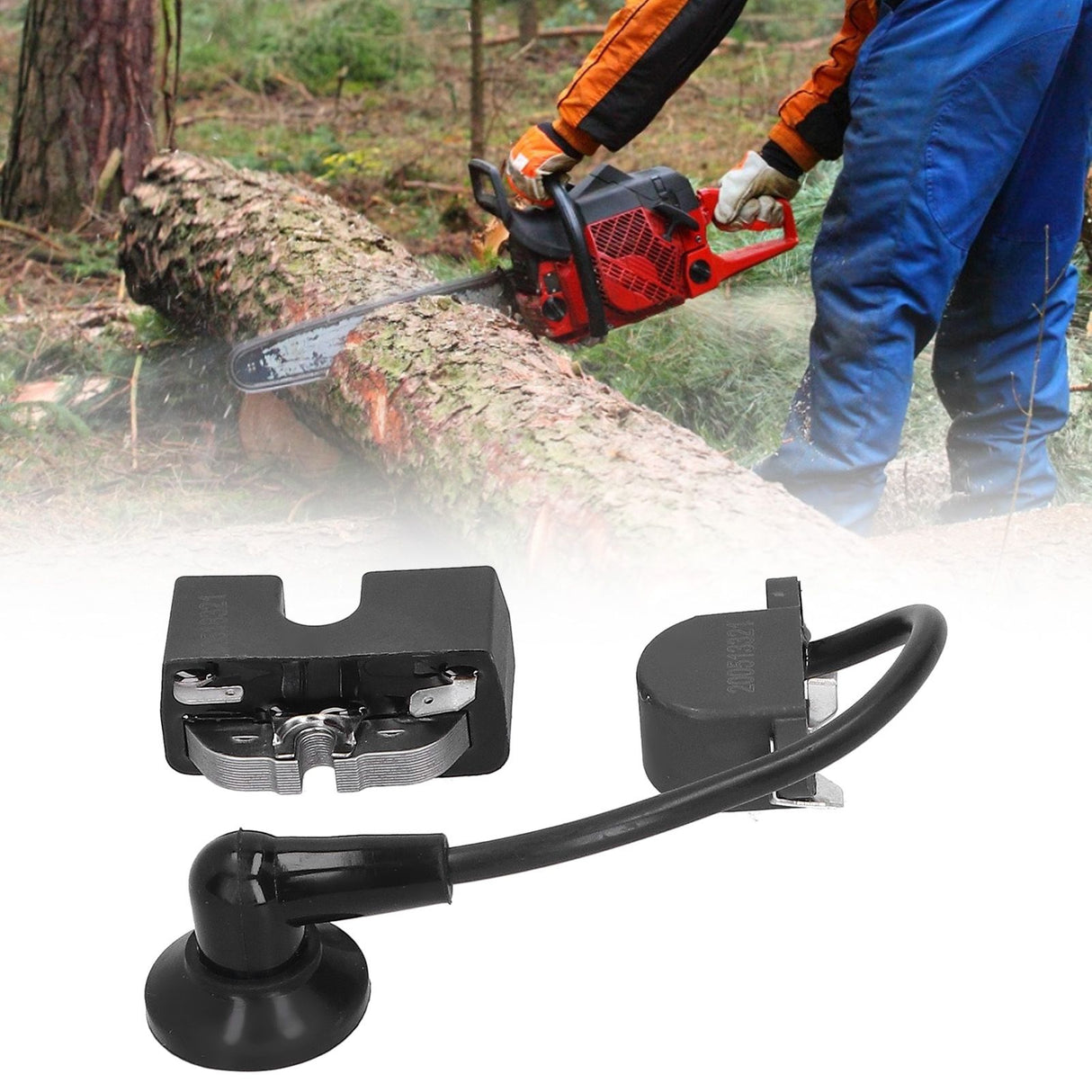 Ignition Coil Replacement Set Gardening Tool Accessories Fit for Husqvarna 288XP 288 EPA Chainsaw