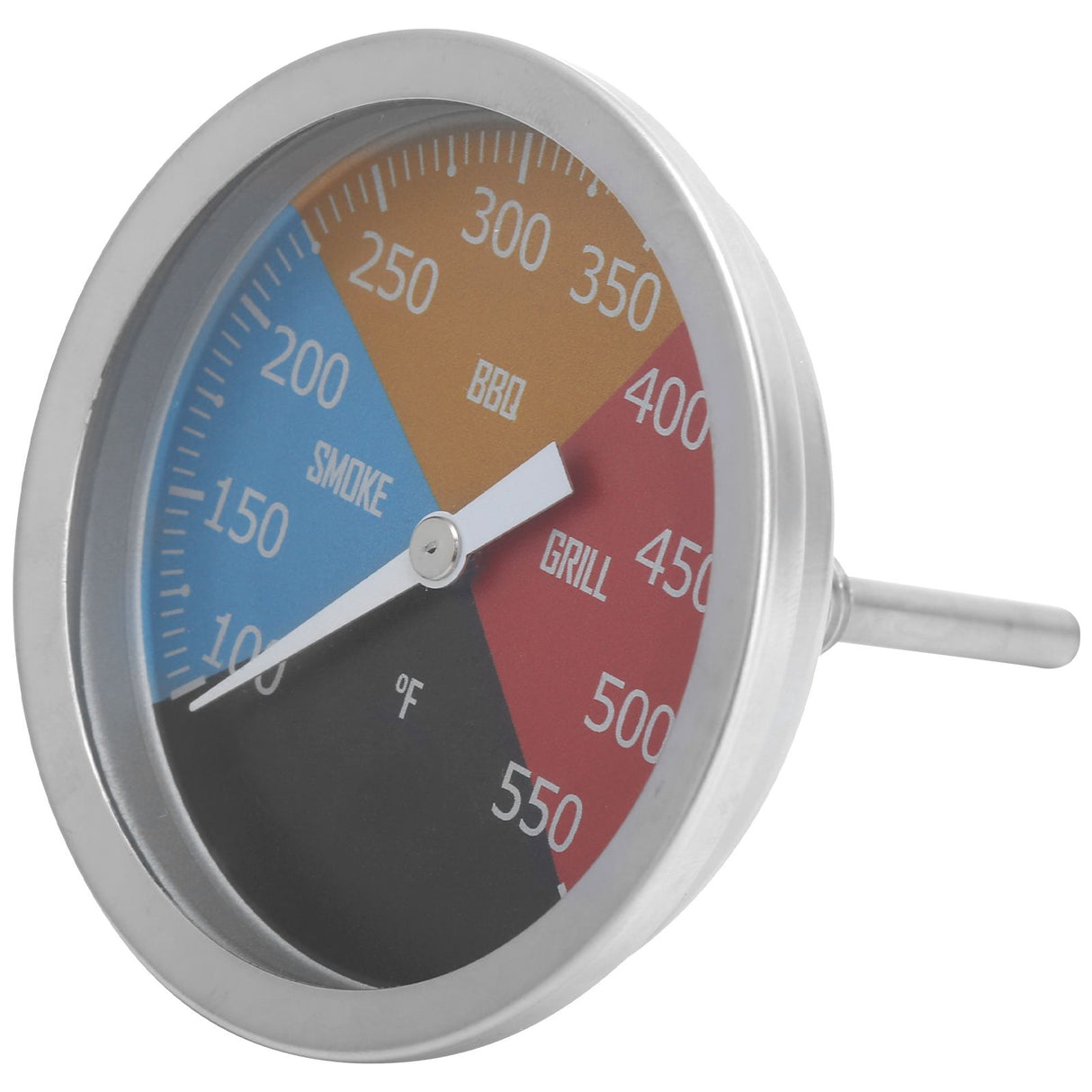 100‑550℉ Metal Oven Temperature Gauge Pointer Type for Smoke BBQ Grill Household Cooking