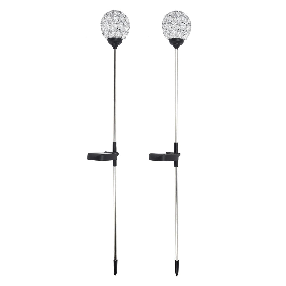 Solar Garden Lights Outdoor LED Globe Lamp Color Changing IP65 Waterproof for Pathway Lawn Courtyard Balcony