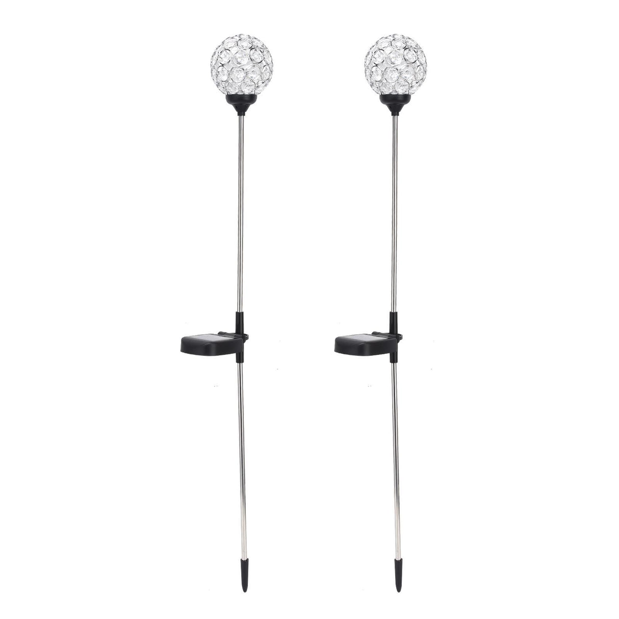 Solar Garden Lights Outdoor LED Globe Lamp Color Changing IP65 Waterproof for Pathway Lawn Courtyard Balcony