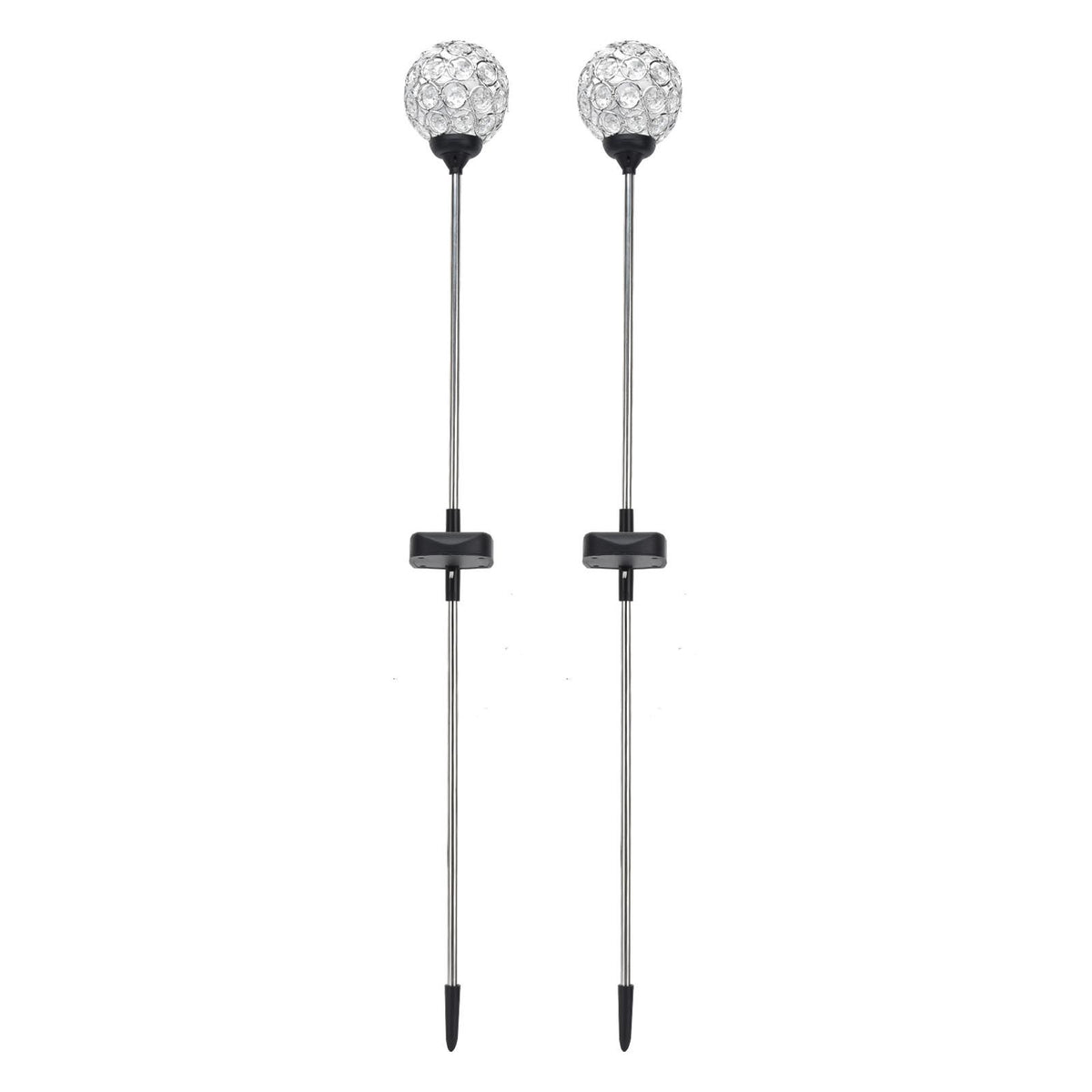 Solar Garden Lights Outdoor LED Globe Lamp Color Changing IP65 Waterproof for Pathway Lawn Courtyard Balcony