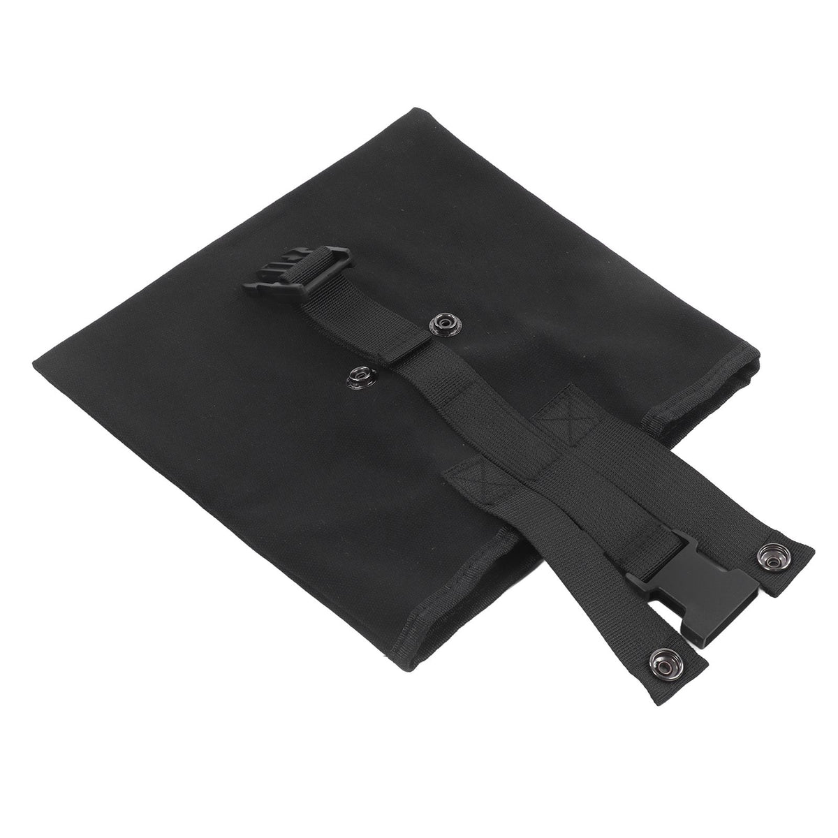 Outdoor Foraging Bag Oxford Cloth Fruit Picking Bag Waist Hanging Tool Pouch Garden Vegetable Storage Pouch Black
