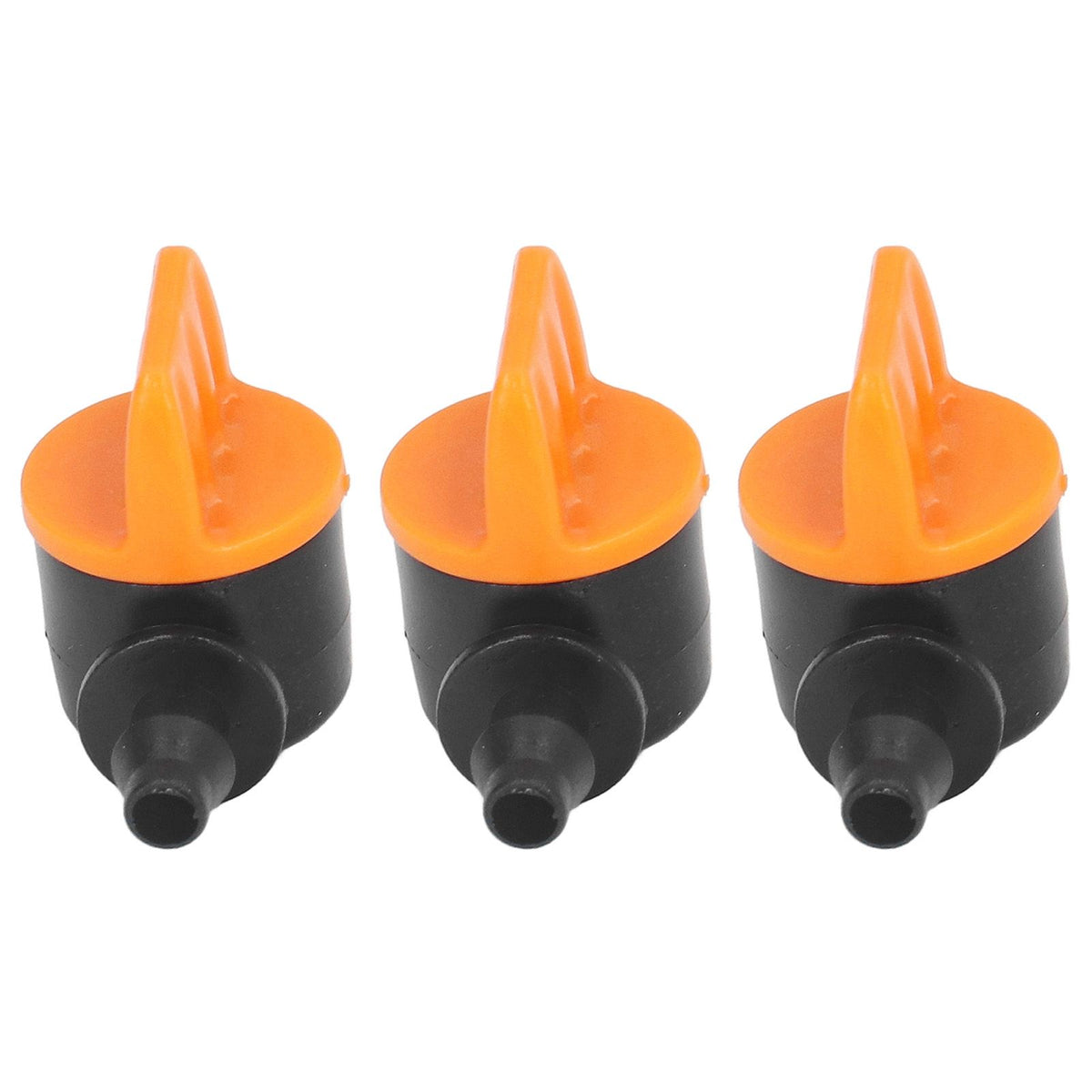 100Pcs 4/7 Barb Valve Irrigation Mini Pipe Water Valve Through Type Valve Misting Tube Valve for Garden Seeding Cultivation Irrigation
