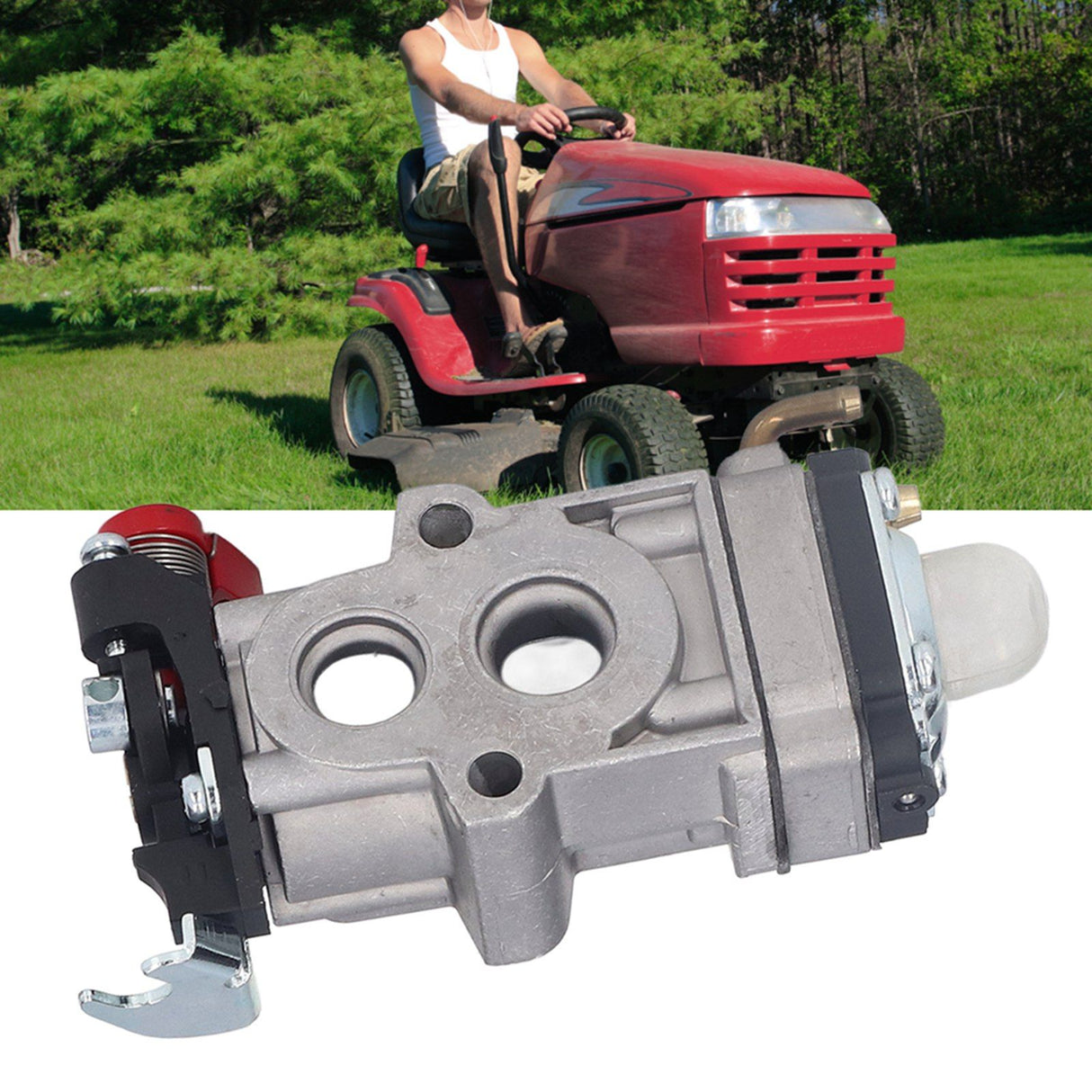 Mower Carburetor Aluminium Lightweight Carburetor Replacement For TJ45E Grass Trimmer