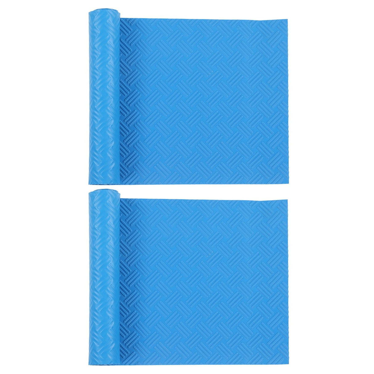 2Pcs Swimming Pool Ladder Mat Rubber Protective Floor Step Pad 60x24x0.1cm Set Kit