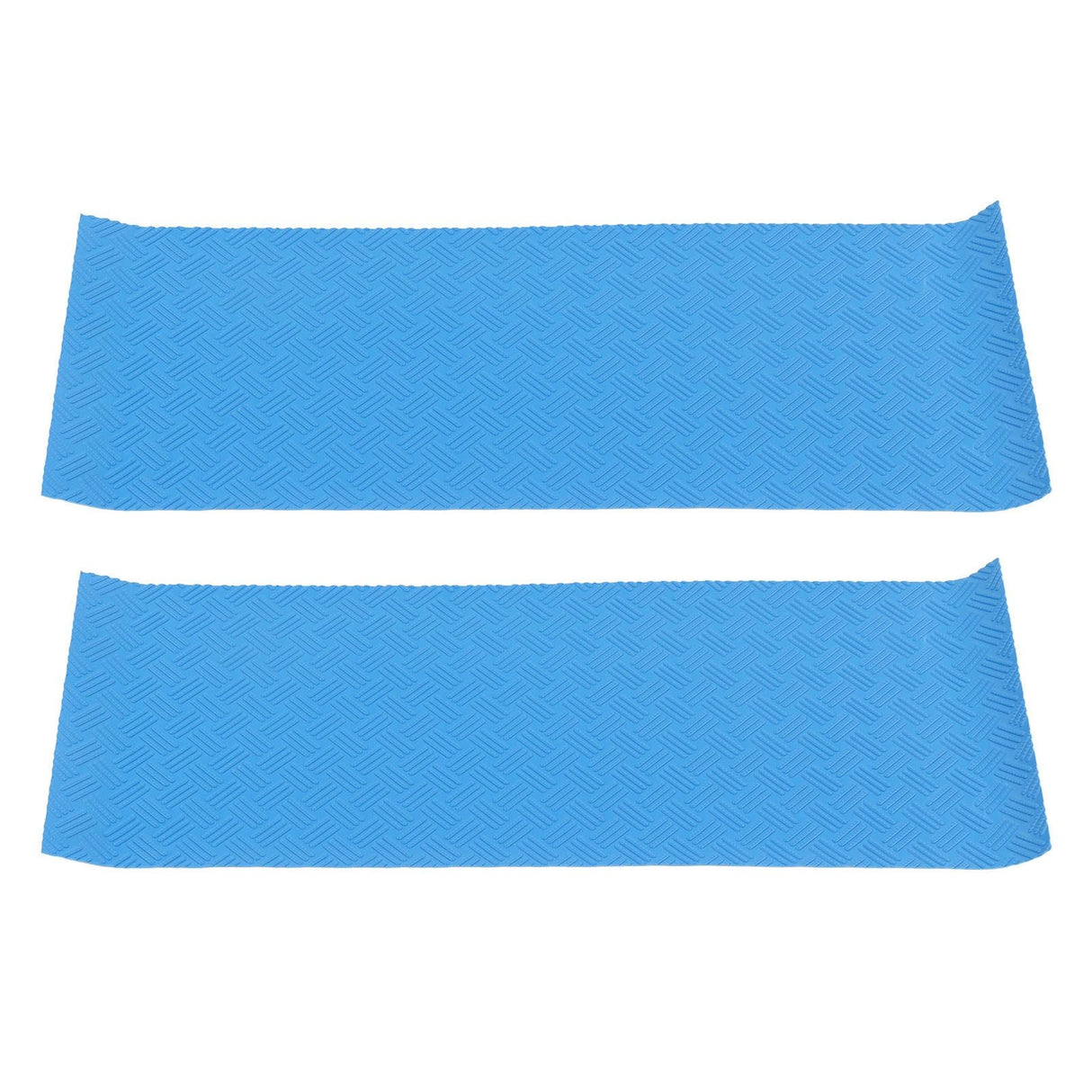 2Pcs Swimming Pool Ladder Mat Rubber Protective Floor Step Pad 60x24x0.1cm Set Kit