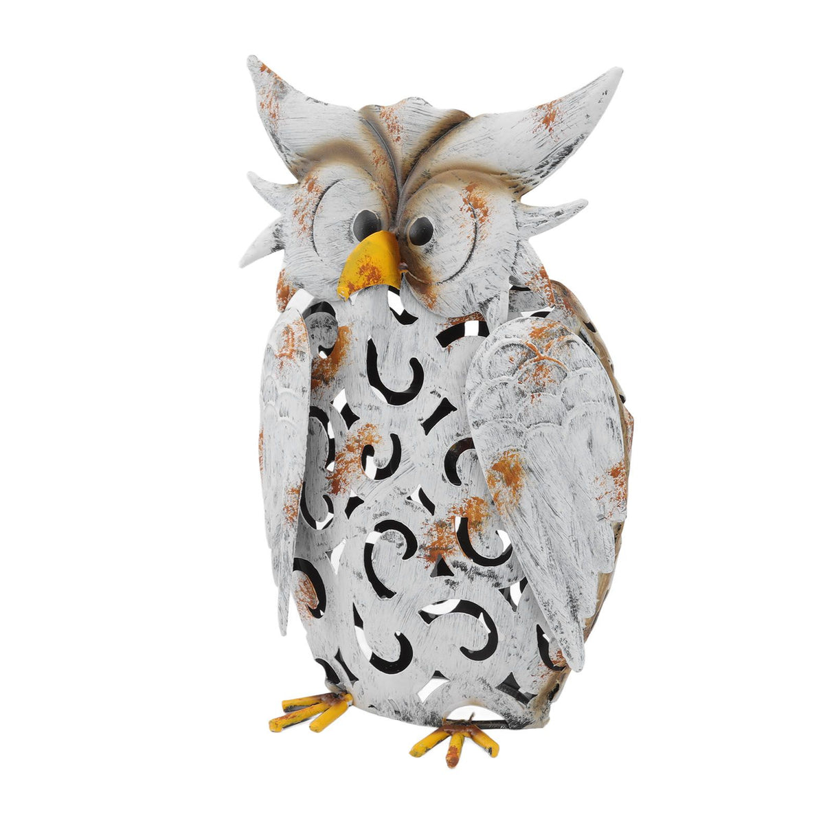 Solar Light Owl Shape Vivid Lifelike IP55 Waterproof Iron Solar Decorative Light for Garden Lawns Patios