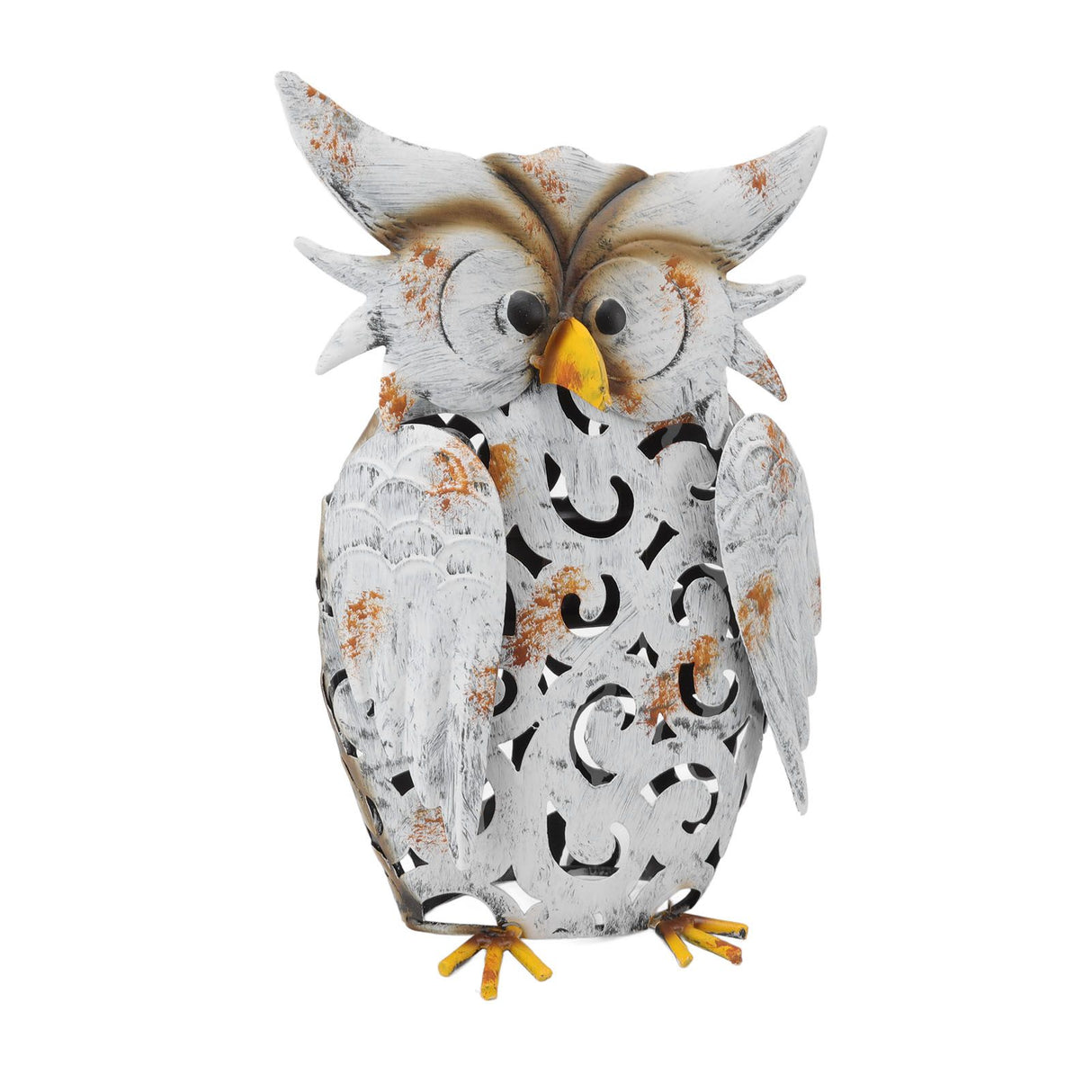 Solar Light Owl Shape Vivid Lifelike IP55 Waterproof Iron Solar Decorative Light for Garden Lawns Patios