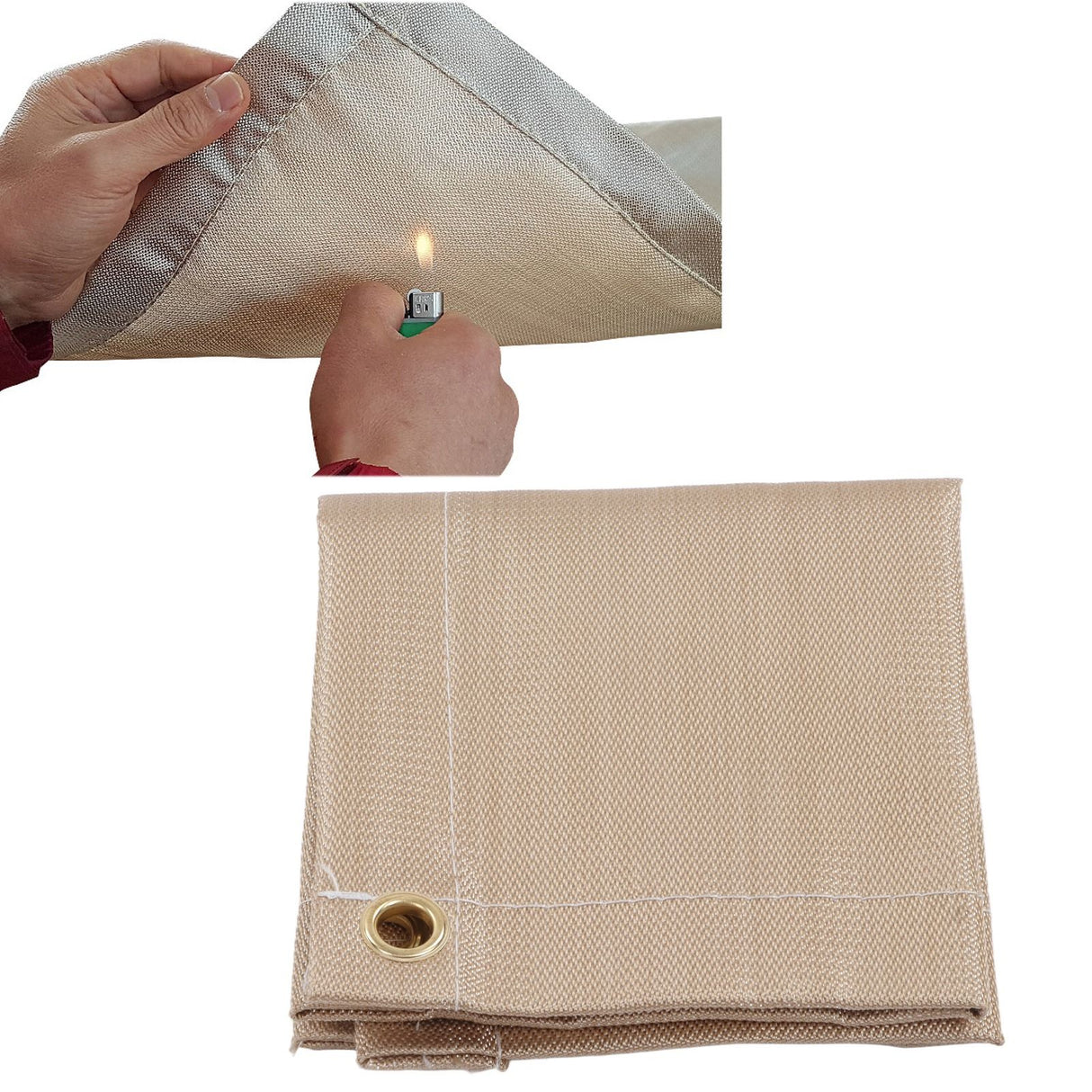 Fireproof Mat Fiberglass High Temperature Resistant Fire Pit Mat Outdoor Accessories for Barbecue Camping Picnic Mini 30x30cm/11.81x11.81in