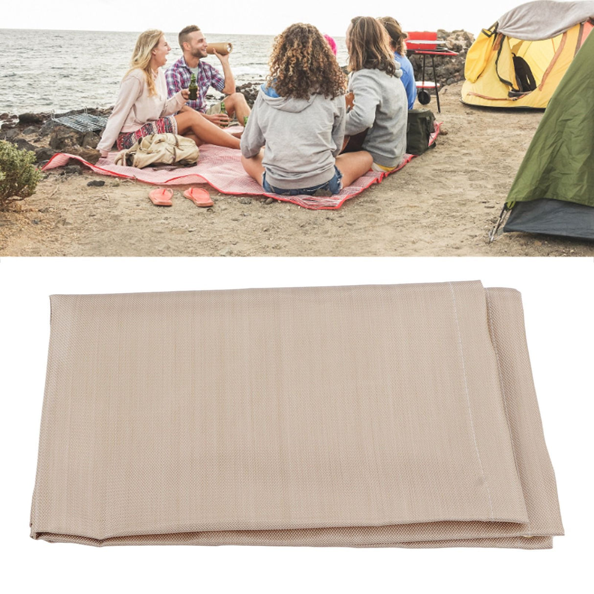 Fireproof Mat Fiberglass High Temperature Resistant Fire Pit Mat Outdoor Accessories for Barbecue Camping Picnic Medium 80x60cm/31.50x23.62in