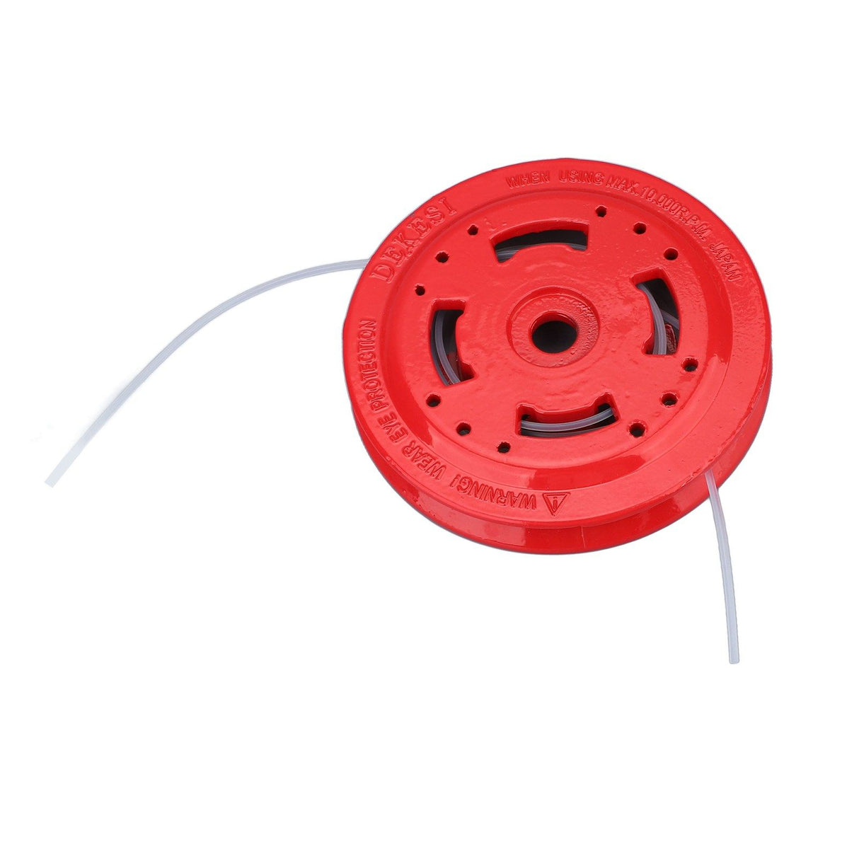 String Trimmer Head Universal Red Iron Lawn Mower Weeder Trimmer Head Replacement for Agriculture Style 2
