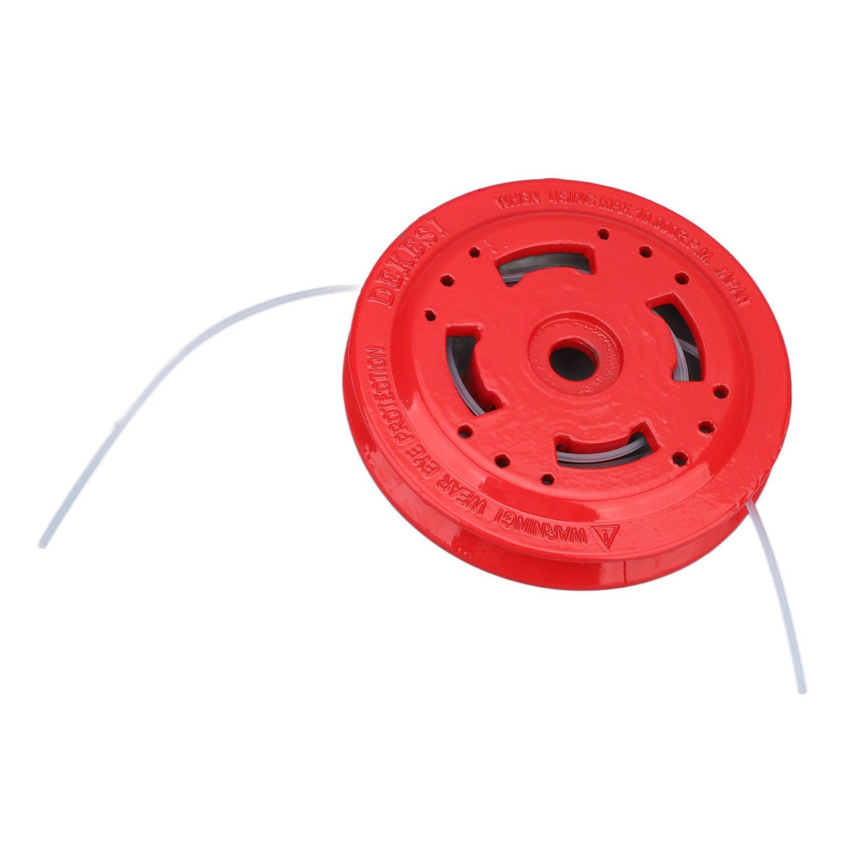 String Trimmer Head Universal Red Iron Lawn Mower Weeder Trimmer Head Replacement for Agriculture Style 2
