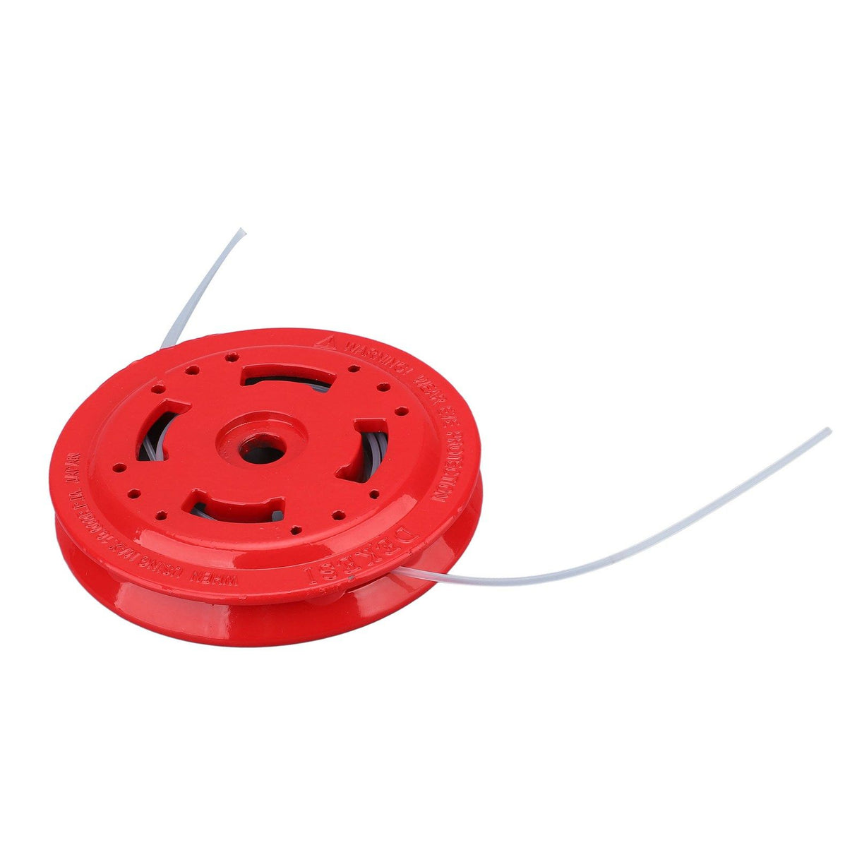 String Trimmer Head Universal Red Iron Lawn Mower Weeder Trimmer Head Replacement for Agriculture Style 2