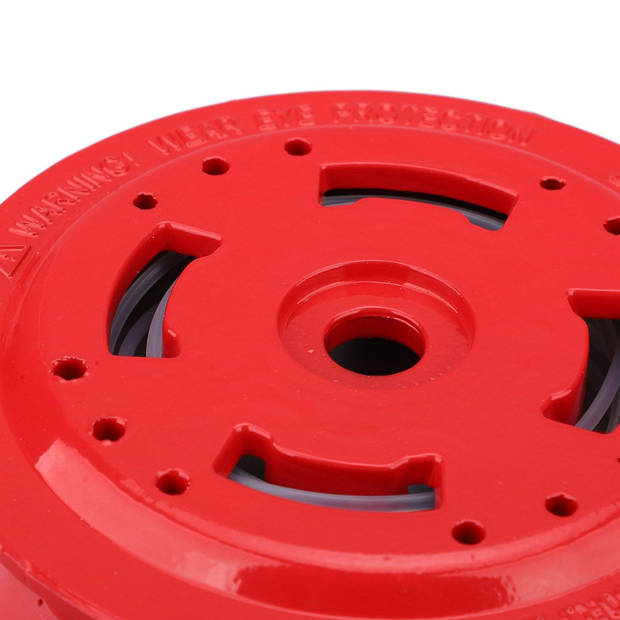 String Trimmer Head Universal Red Iron Lawn Mower Weeder Trimmer Head Replacement for Agriculture Style 2