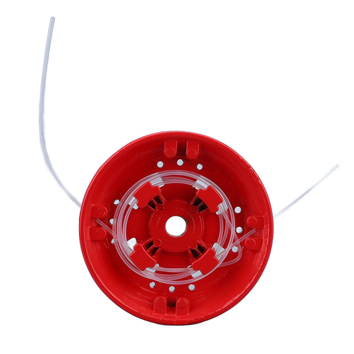 String Trimmer Head Universal Red Iron Lawn Mower Weeder Trimmer Head Replacement for Agriculture Style 2