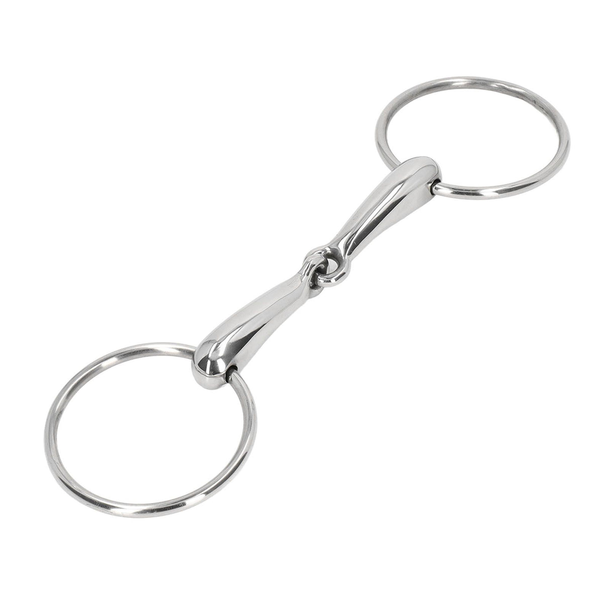Horse Snaffle Bit Stainless Steel Horse Mouth Bit Jointed Chewing Mouth Roller 135mm