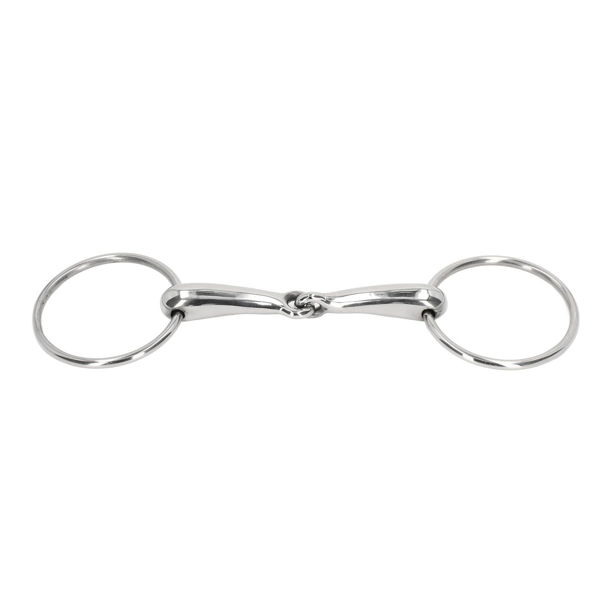 Horse Snaffle Bit Stainless Steel Horse Mouth Bit Jointed Chewing Mouth Roller 135mm