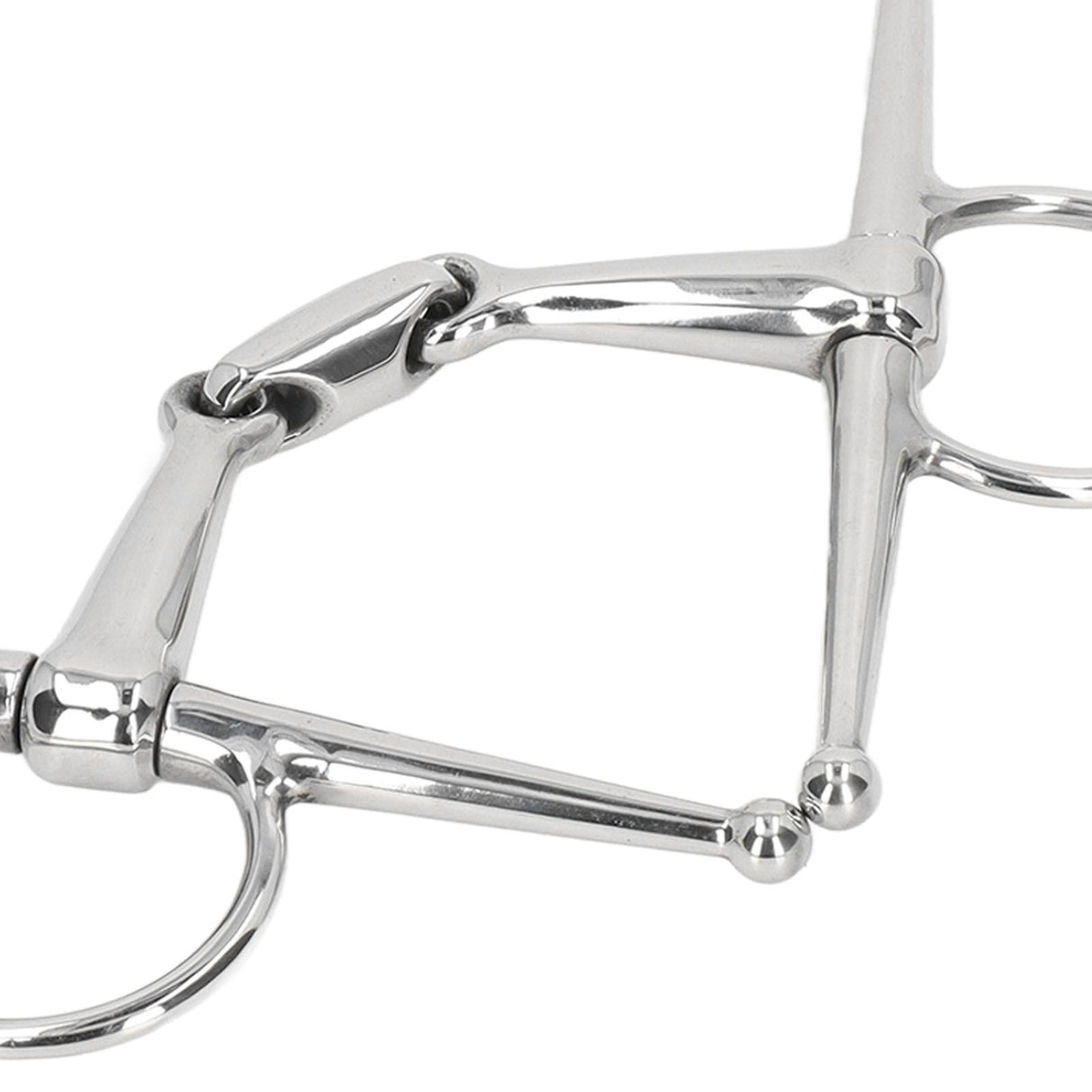 135mm Horse Mouth Bit Stainless Steel Horse Cheek Snaffle for Cultivation Outdoor Gift
