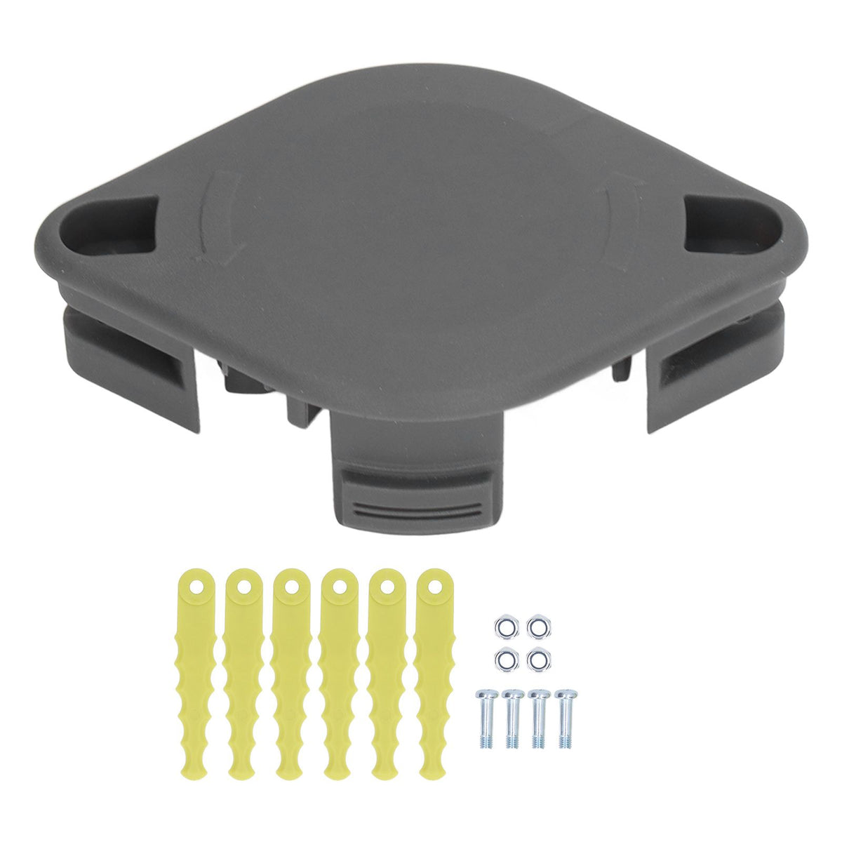String Trimmers Bladed Head Auto Feed String Trimmers Fixed Line Spool with 6 Replacement Blades for Ryobi 18V 24V 40V