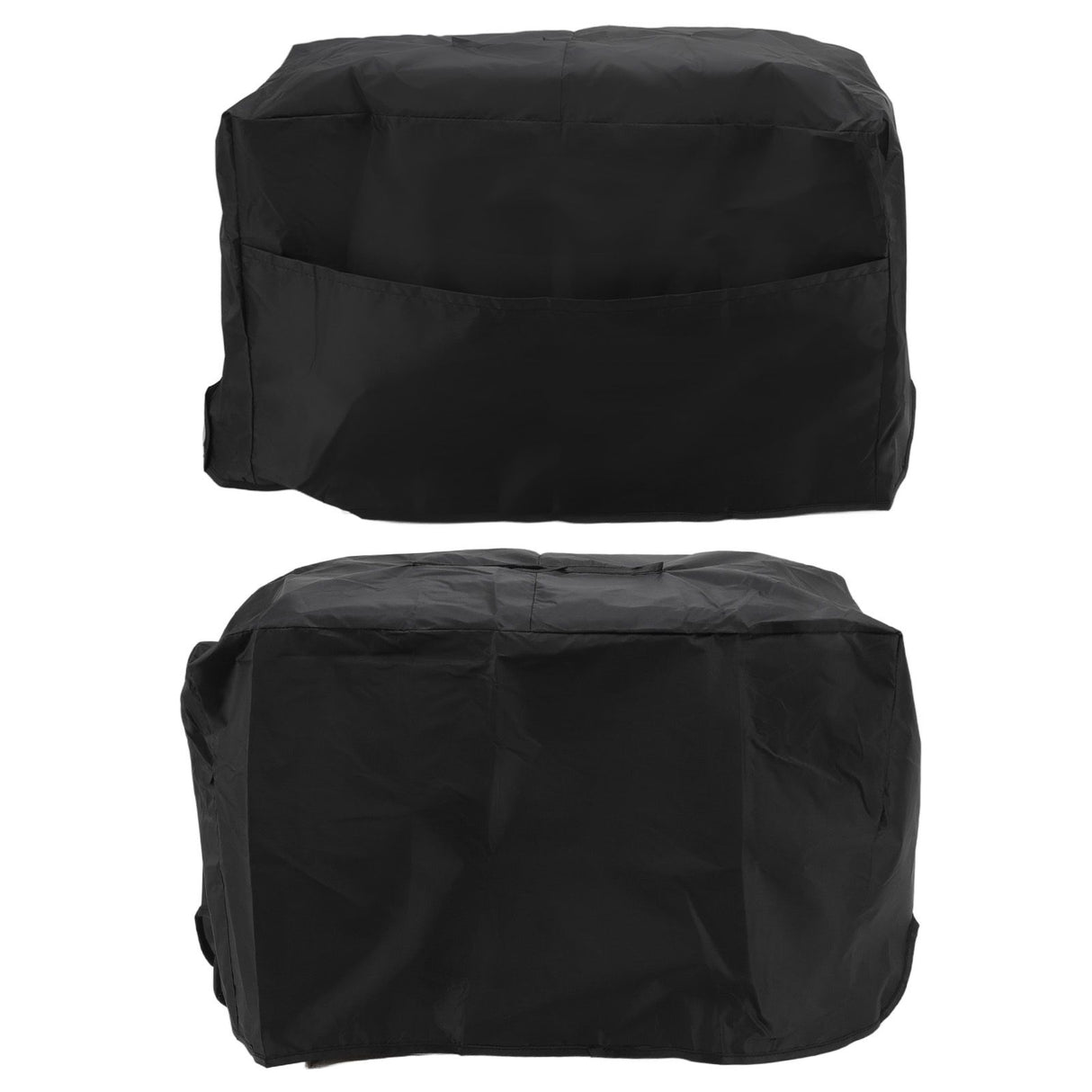 Welding Machine Canopy Waterproof 190T Silver Plated Polyester Taffeta UV Proof Welder Dust Cover for Garden Balcony 50x25x31cm/19.7x9.8x12.2in Black