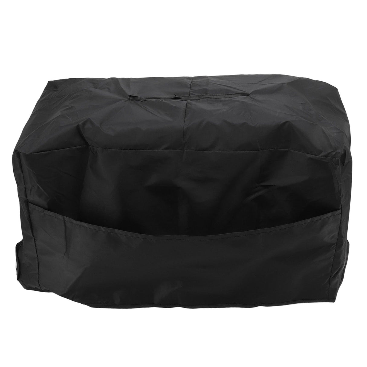 Welding Machine Canopy Waterproof 190T Silver Plated Polyester Taffeta UV Proof Welder Dust Cover for Garden Balcony 47x28x37cm/18.5x11.0x14.6in Black