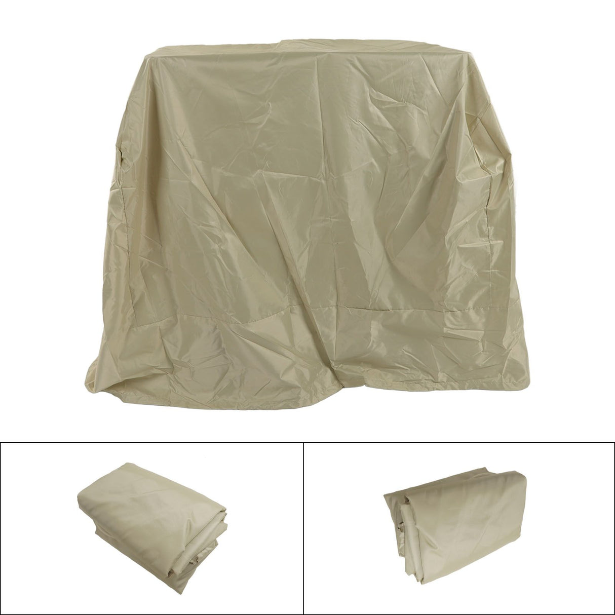 Snow Thrower Cover Multipurpose Waterproof UV Protection Large Portable Snow Shovel Dust Cover for Snow Thrower Beige