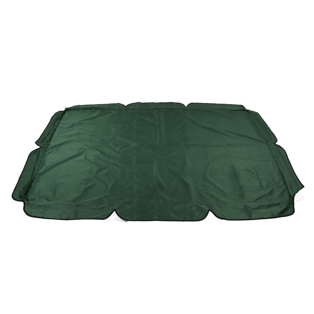 Swing Canopy Replacement Silver Coated Oxford Cloth Waterproof Swing Chair Canopy Cover for Outdoor Garden Balcony Dark Green