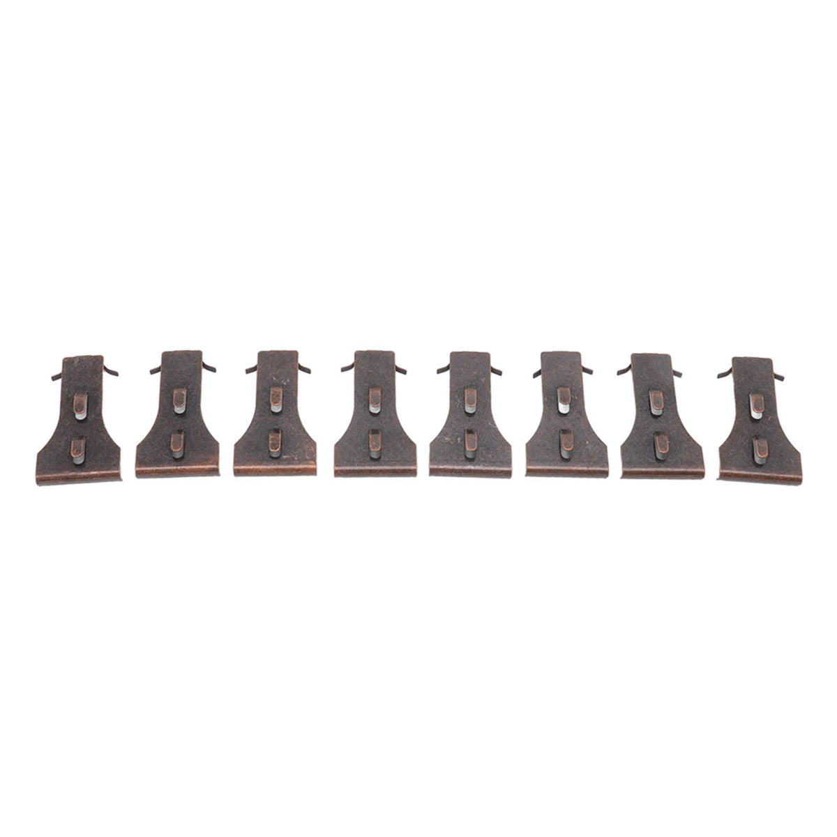 8Pcs Brick Hook Clips Steel Brick Hanger Fits Standard Size Bricks 2 1/4 Inch to 2 3/8 Inch in Height