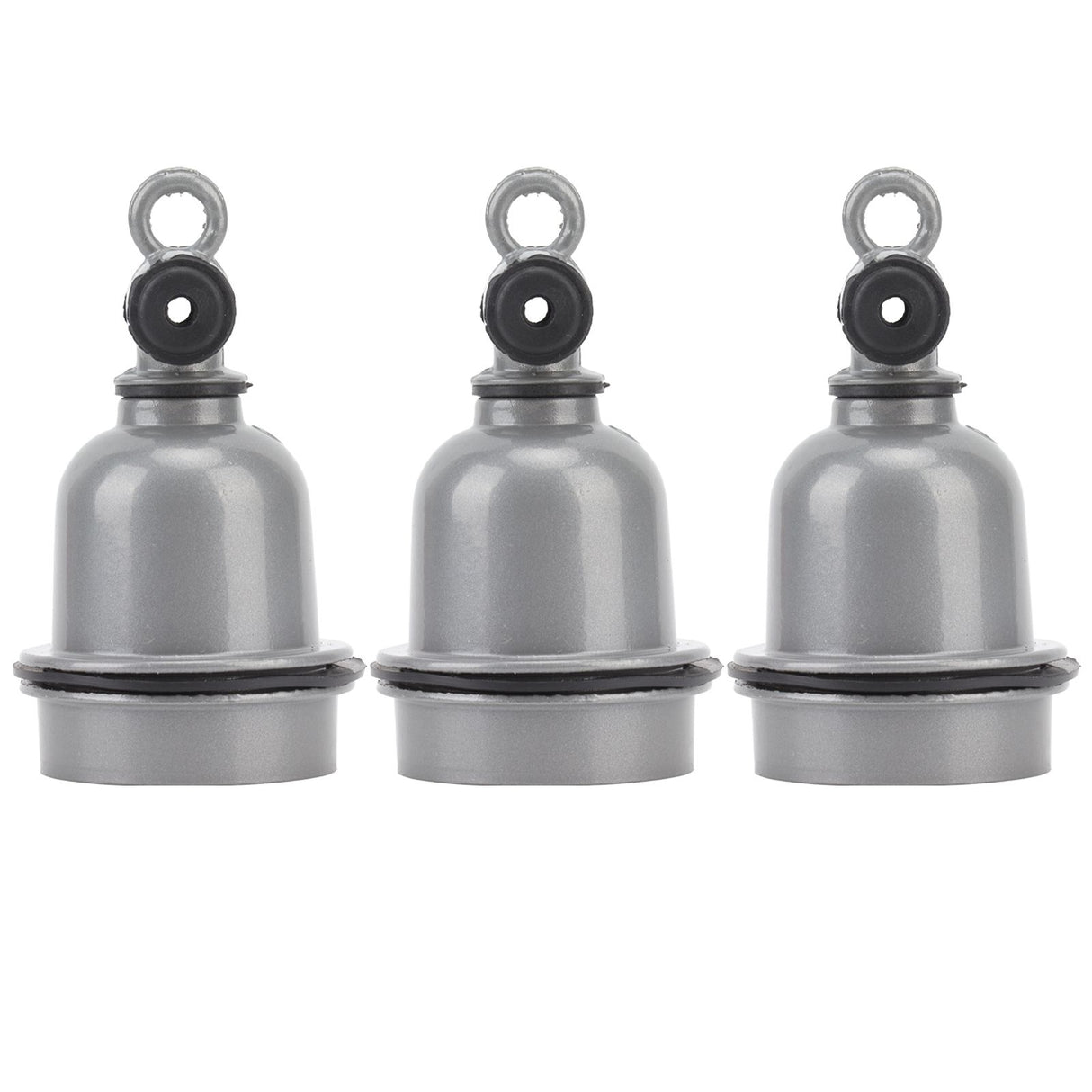 3PCS E27 Interface Lamp Socket Waterproof Thermal Insulation Small Tee Ceramic Light Holder