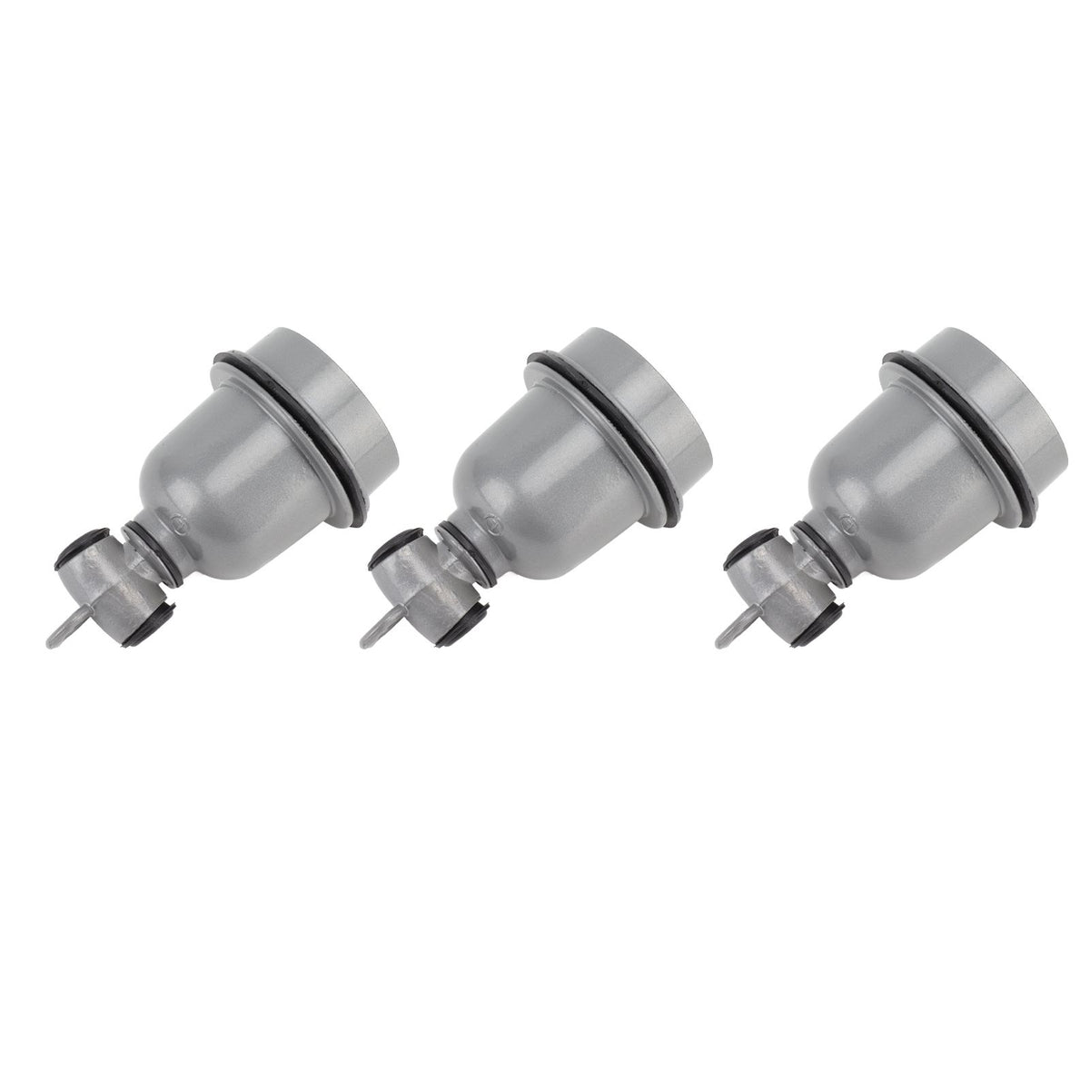 3PCS E27 Interface Lamp Socket Waterproof Thermal Insulation Small Tee Ceramic Light Holder