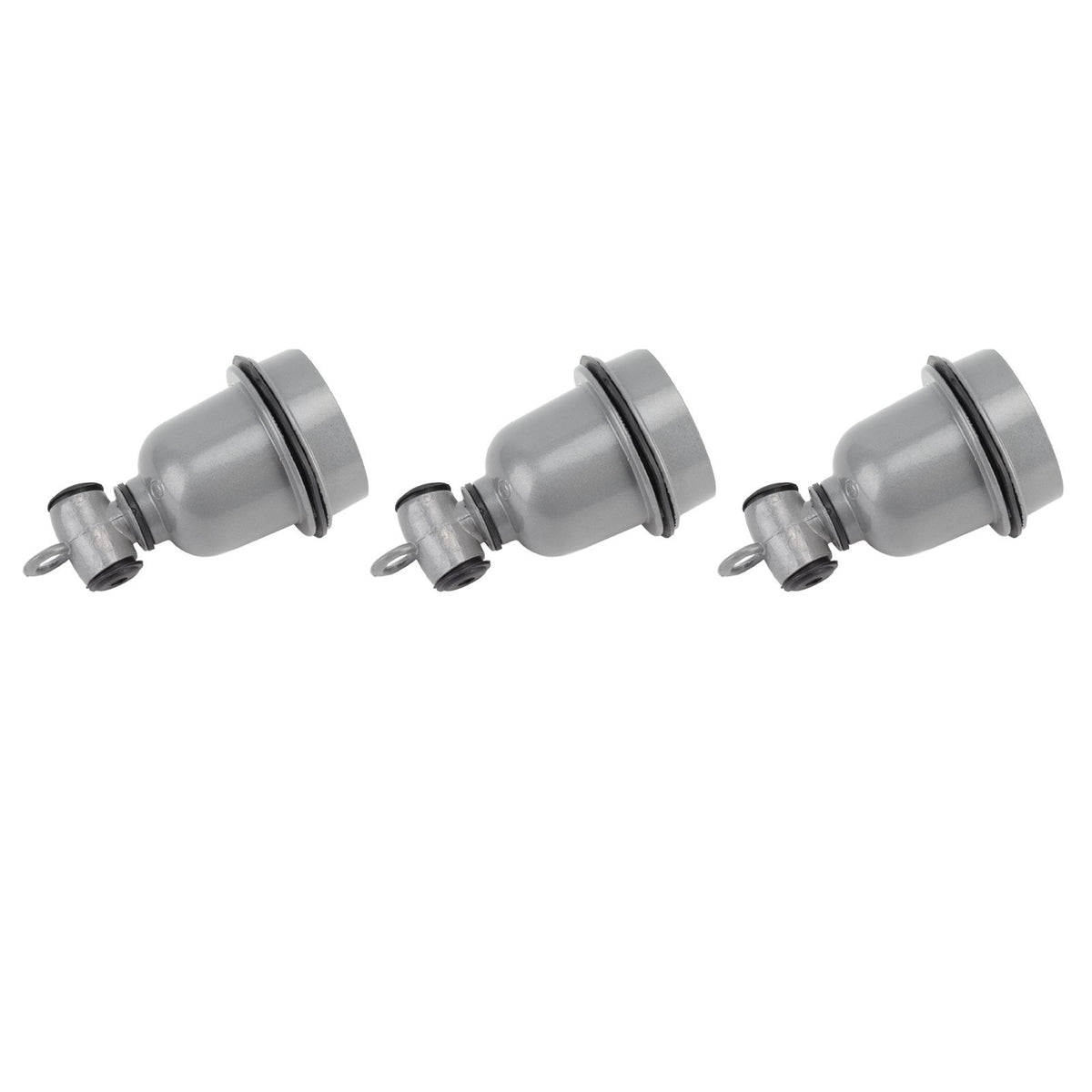 3PCS E27 Interface Lamp Socket Waterproof Thermal Insulation Small Tee Ceramic Light Holder
