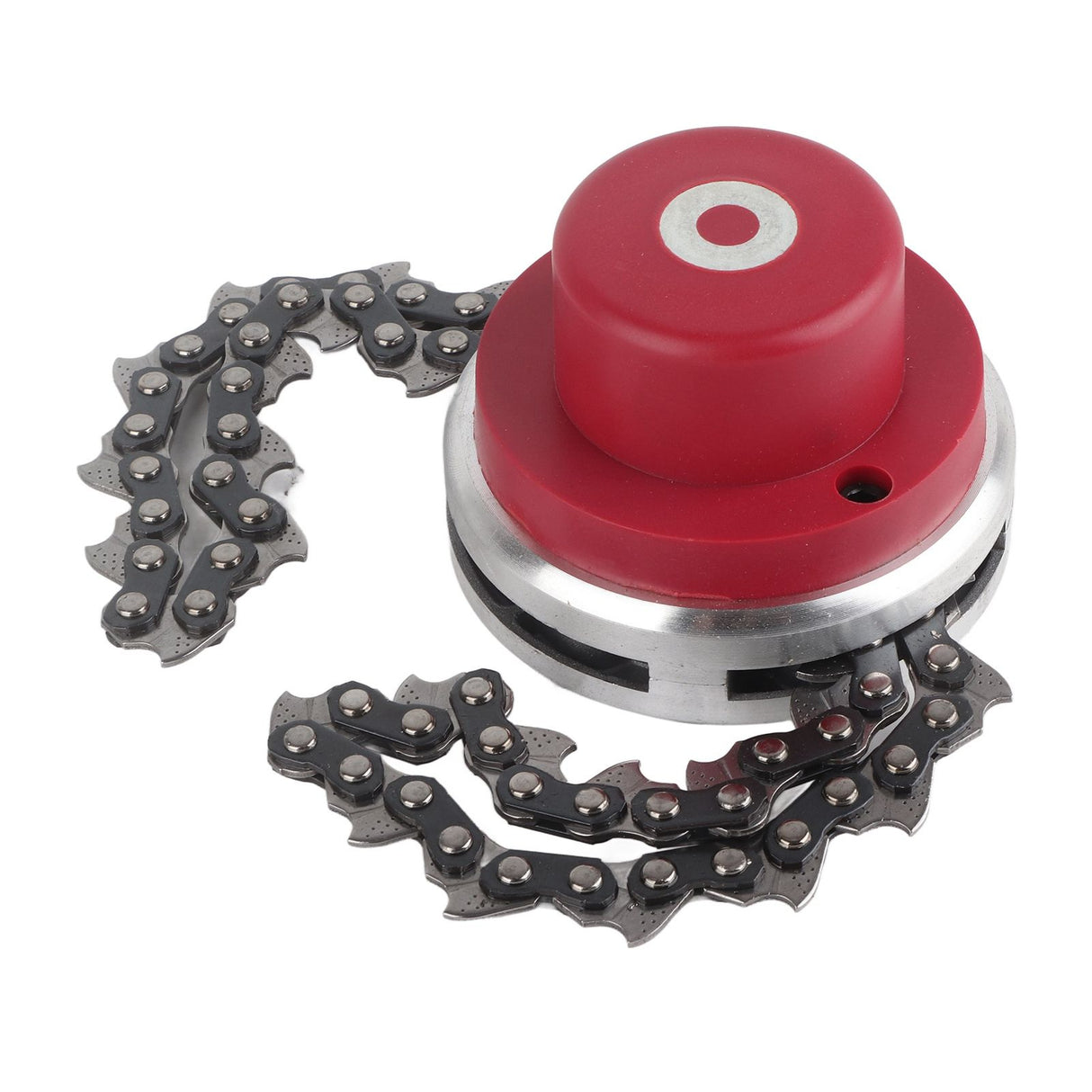 Weeder Chain Head Trimmer Chain Head Replacement Garden Lawn Mower Accessories Red Double Gaskets 65Mn