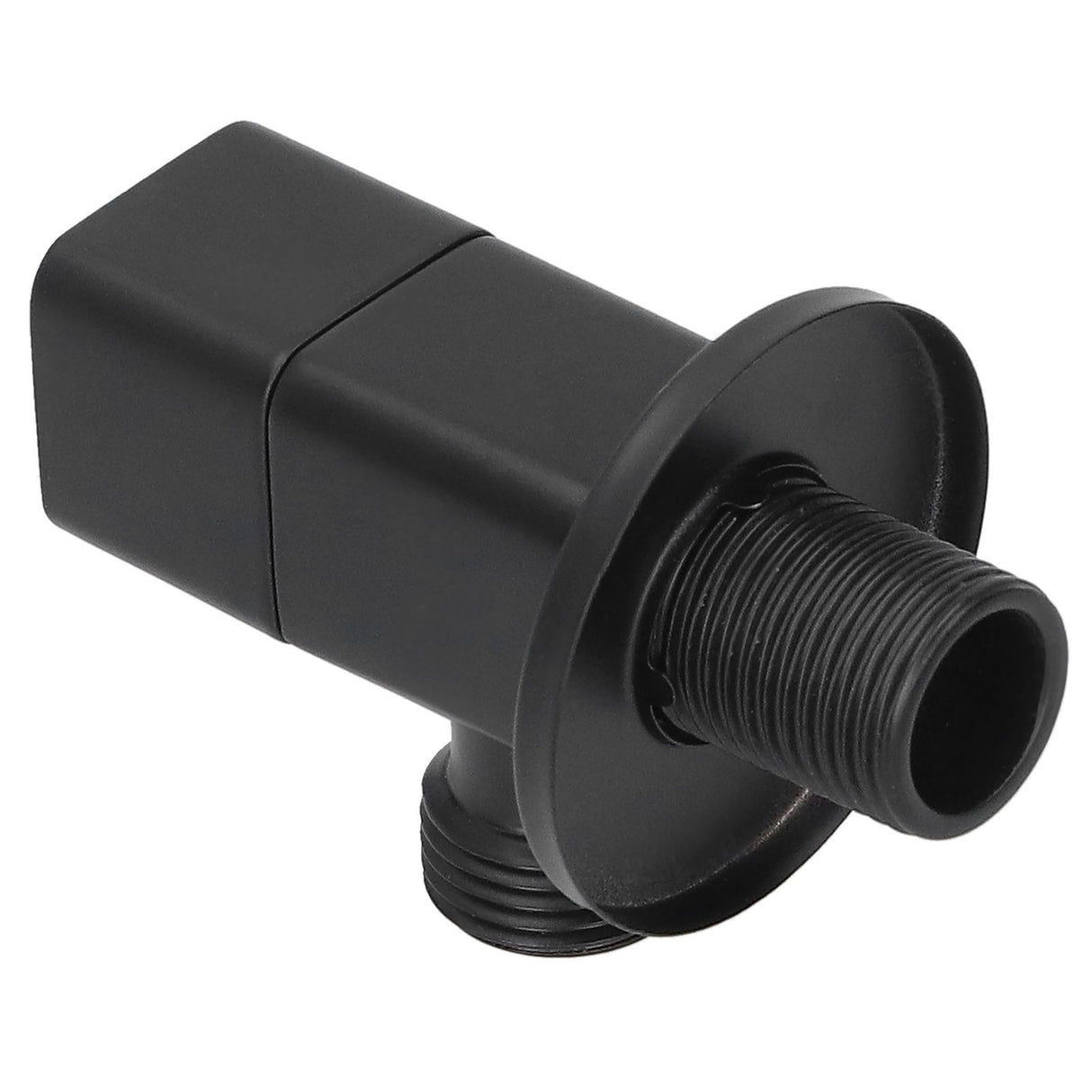 G1/2 Angle Valve Mixer Water Stop Valve Bathroom Toilet Washbasin Accessory Black