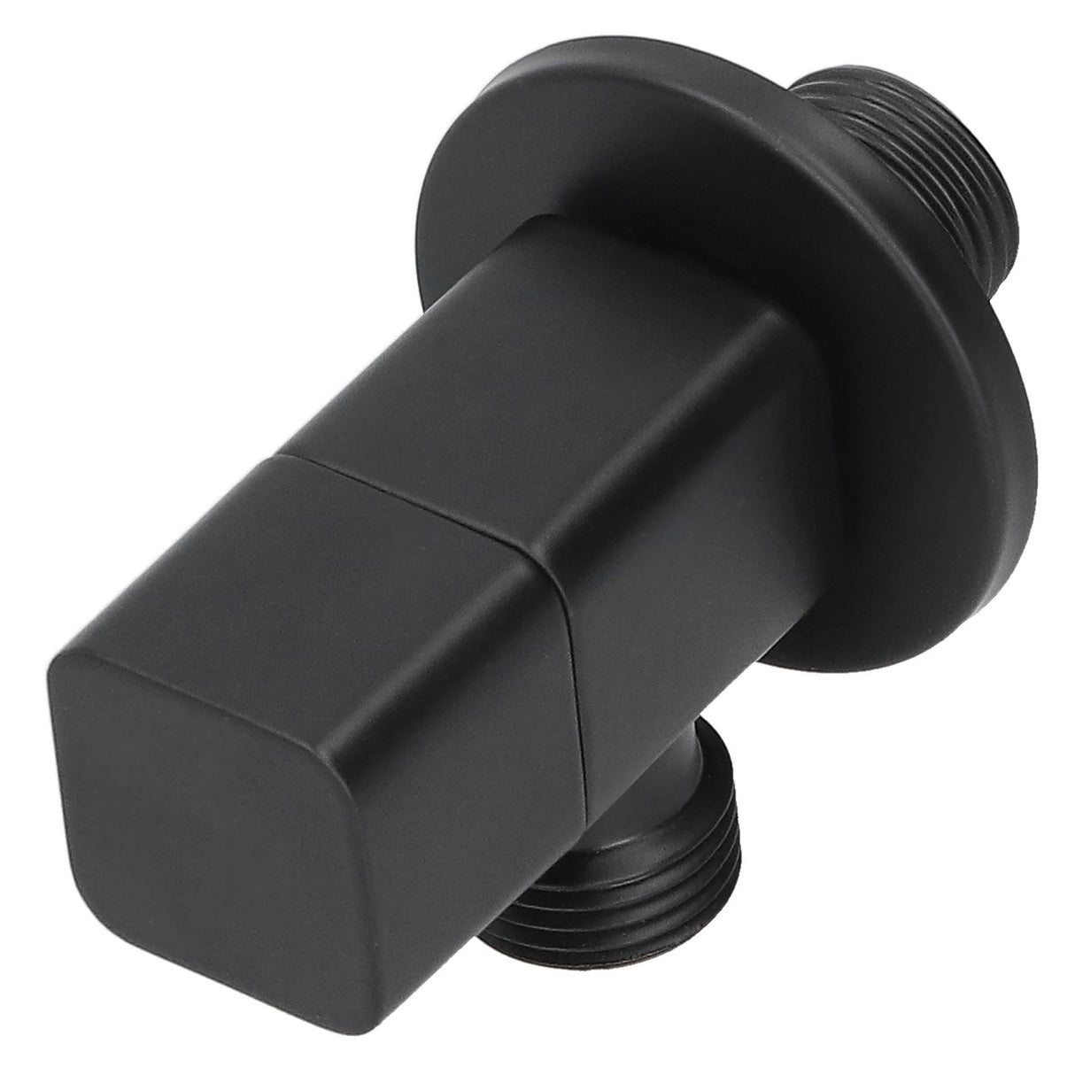 G1/2 Angle Valve Mixer Water Stop Valve Bathroom Toilet Washbasin Accessory Black