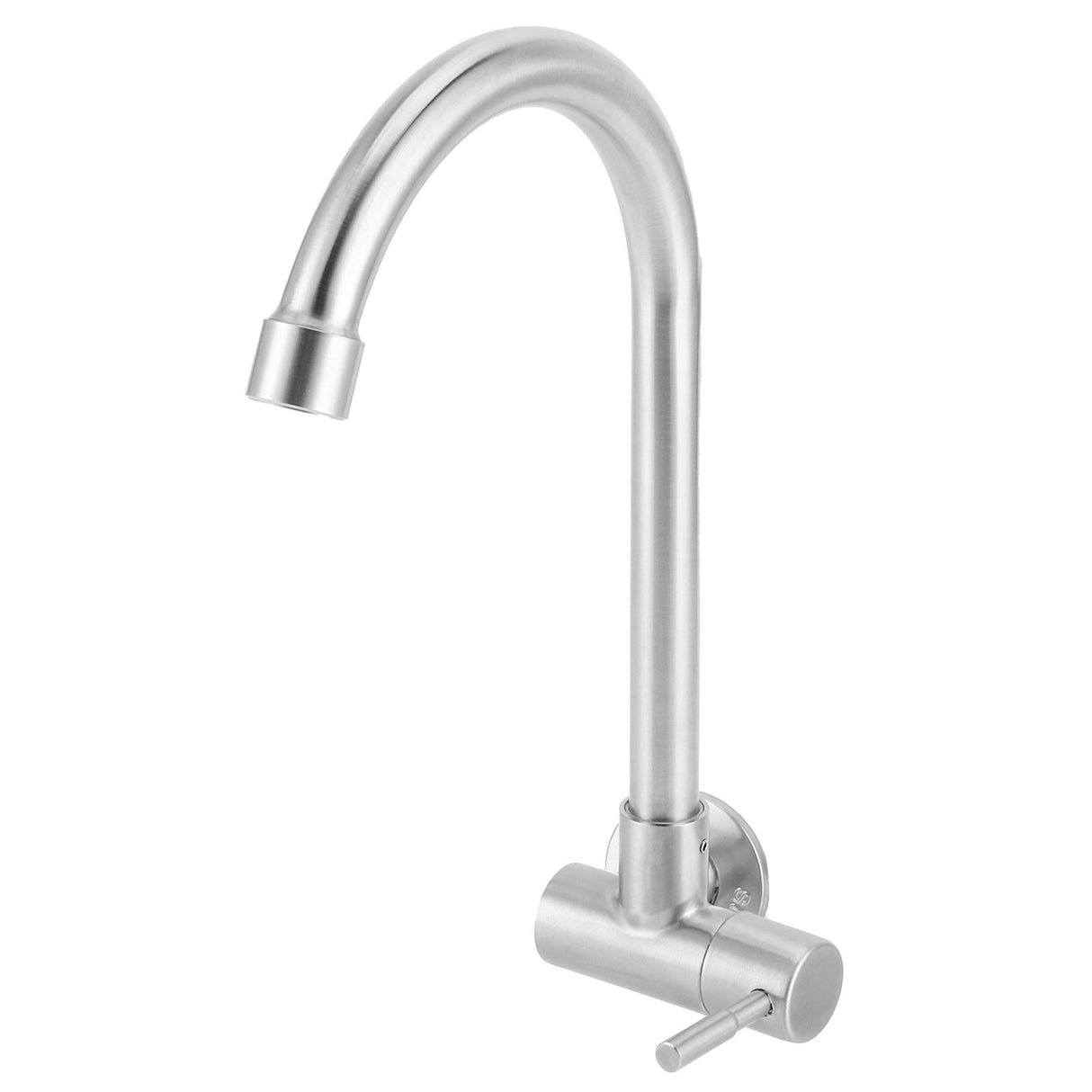 G1/2 Sink Faucet Wall-in 360 Degree Rotating Water Tap Single Handle for Kitchen Bar Bathroom