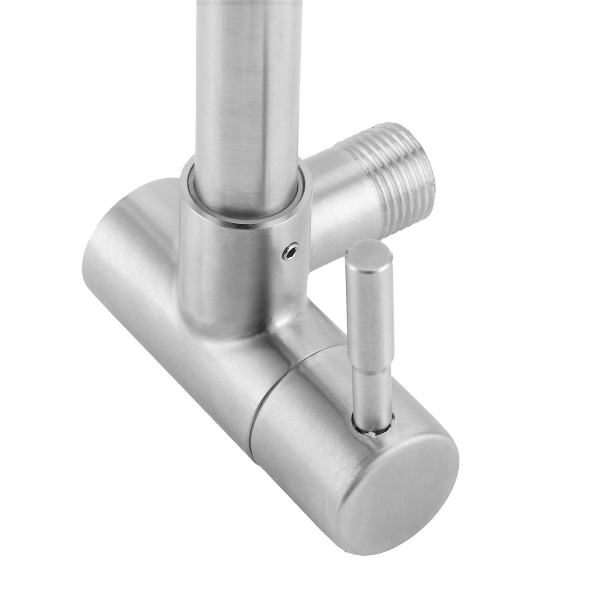 G1/2 Sink Faucet Wall-in 360 Degree Rotating Water Tap Single Handle for Kitchen Bar Bathroom