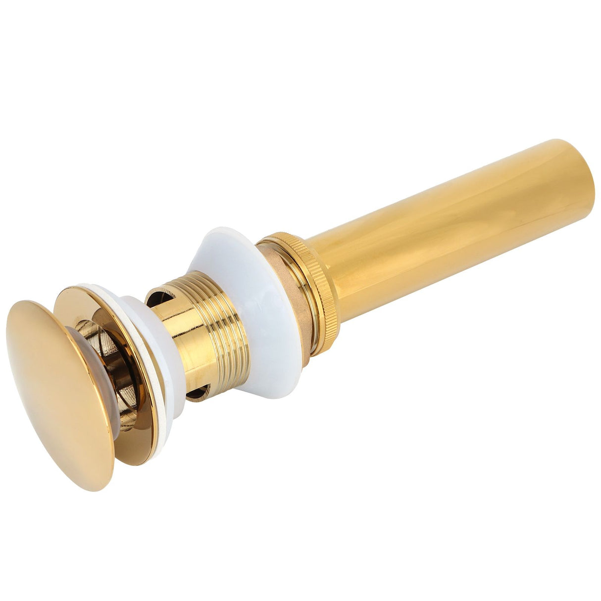 Bathroom Sink Drain Anti Clog Basin Brass Bounce Draining Stopper Bathroom AccessoryWith Hole