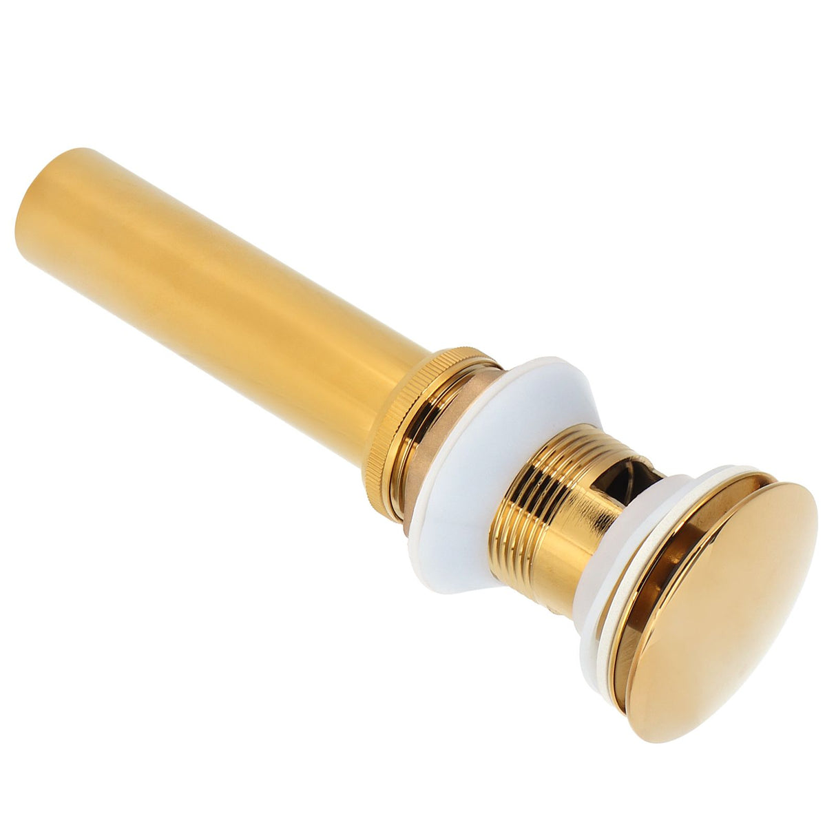 Bathroom Sink Drain Anti Clog Basin Brass Bounce Draining Stopper Bathroom AccessoryWith Hole
