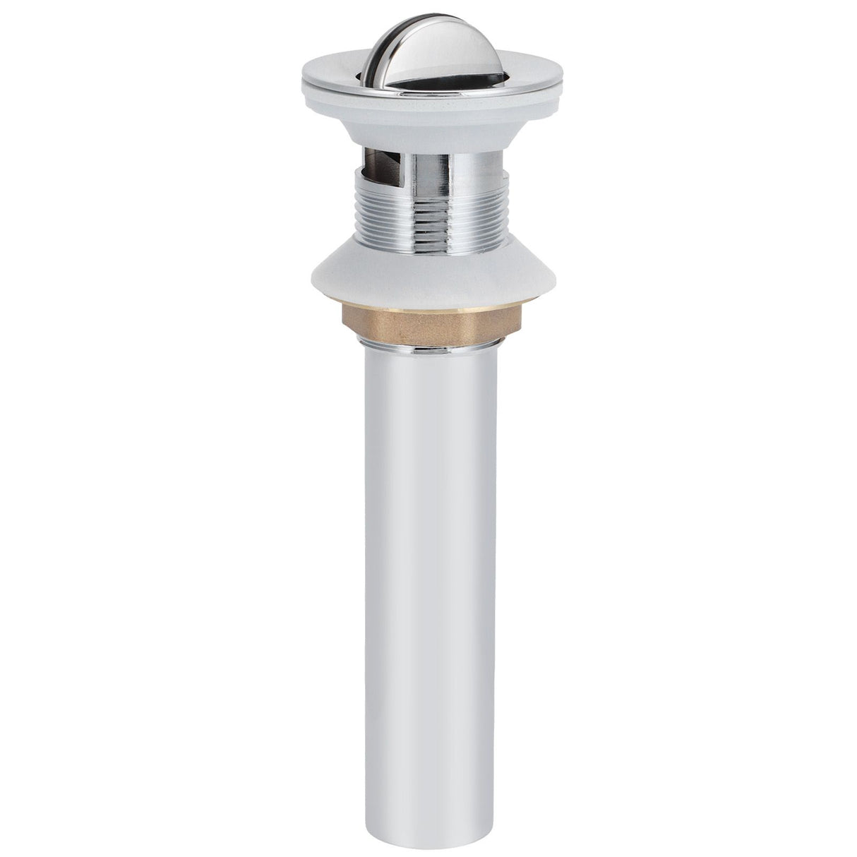 Bathroom Sink Drain Anti Clog Basin Popup Bounce Draining Stopper with Protective CoverWith Overflow Hole