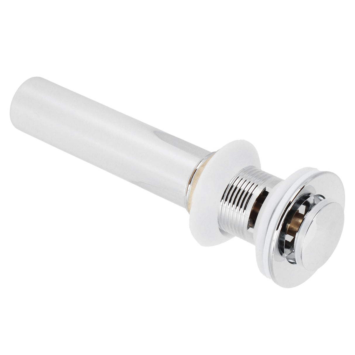 Basin Drain Sink Drain Stopper Electroplating Popup Drainer NonOverflow Bathroom Hardware(Electroplating Popup with Hole )